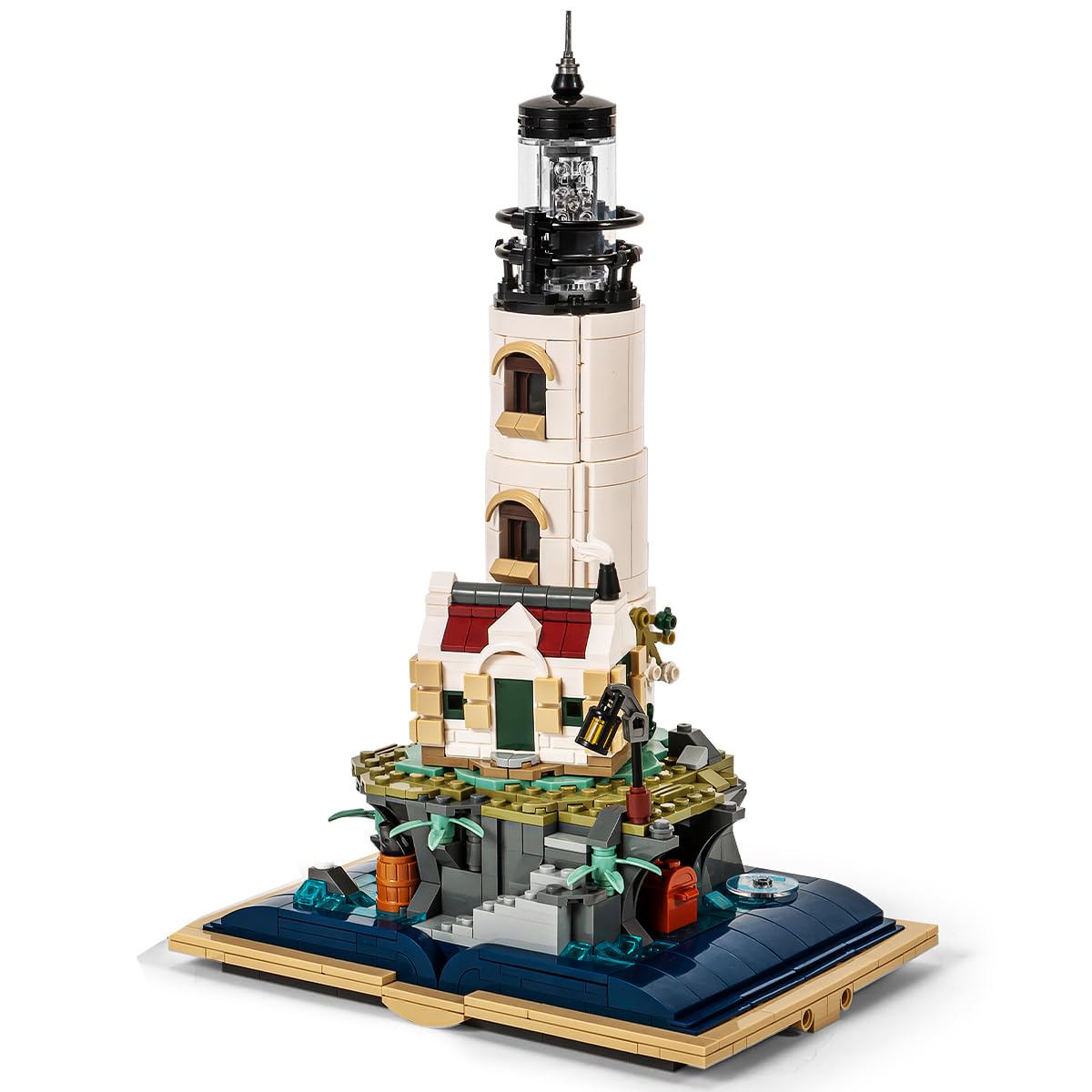 Amazon.com: GOTIMON Island Lighthouse Tower Magic Book Building