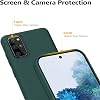 YATWIN Silicone Case for the Samsung Galaxy S20 Plus Soft Touch Shockproof Dustproof Full Body Protective Case Green