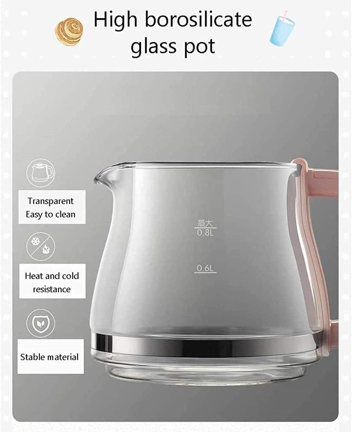 8L máquina de Desayuno hogar Multifuncional Tres en uno Horno eléctrico artefacto Horno eléctrico Mini pequeño automático