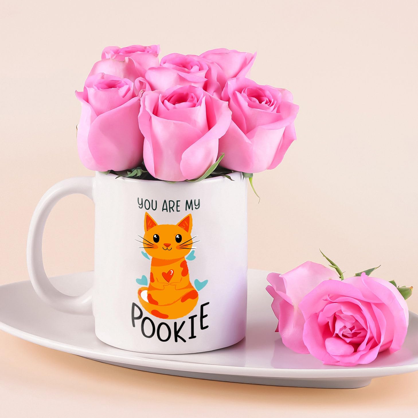 FNP Mug of Love For Your Pookie For Birthday Gift, Anniversary Gift, Women's Day Gift, Valentine's Day Gift & Gift For Special Occasion, Wedding Flower Bouquet, Fresh Flower Wedding Gift-image-4