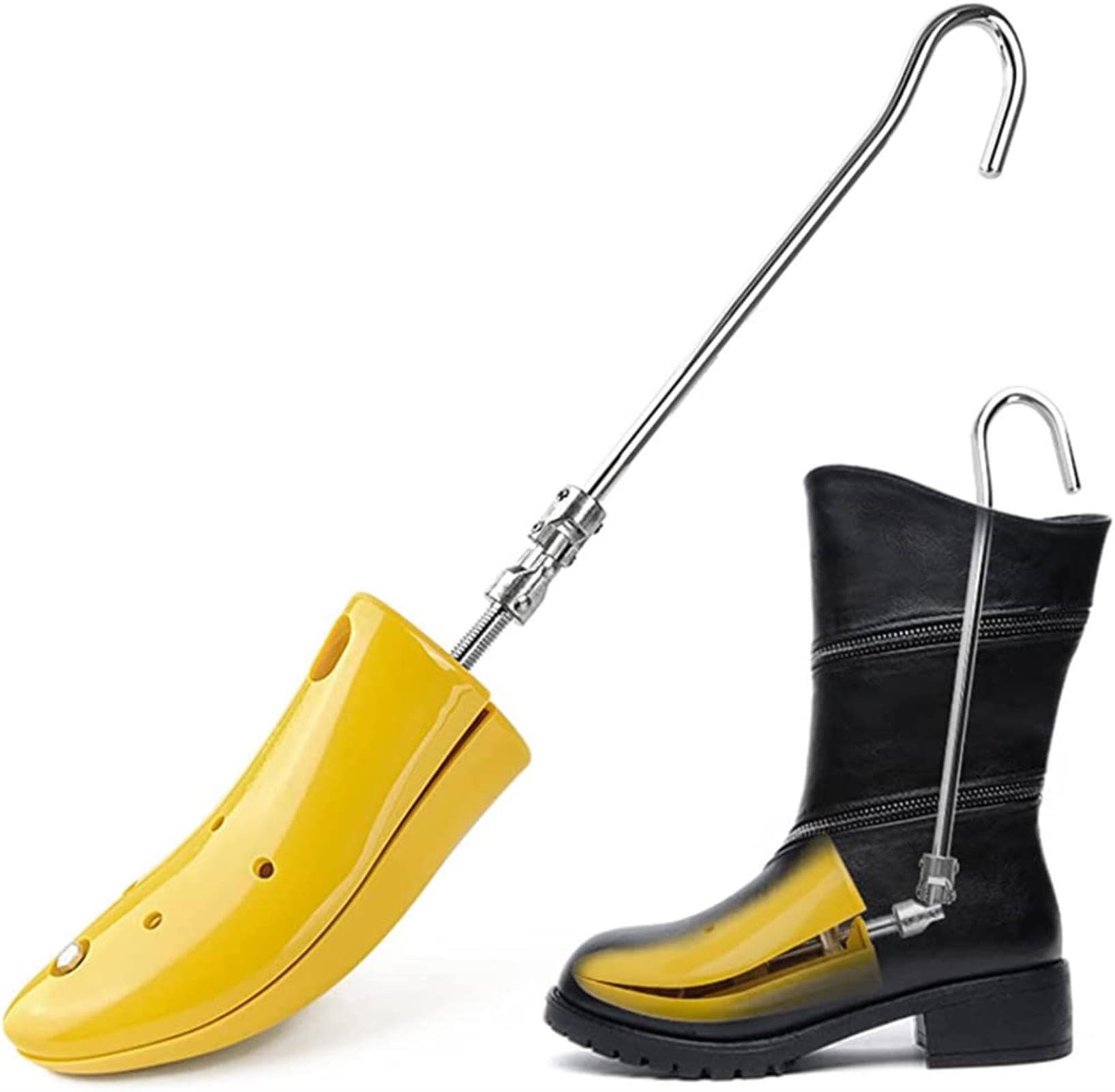 1 Uds. Camilla para botas de zapatos para pies gruesos, botas de trabajo de estiramiento, altura ajustable en el empeine, expansor de árboles, zapatillas altas para mujeres/hombres, zapatos plano