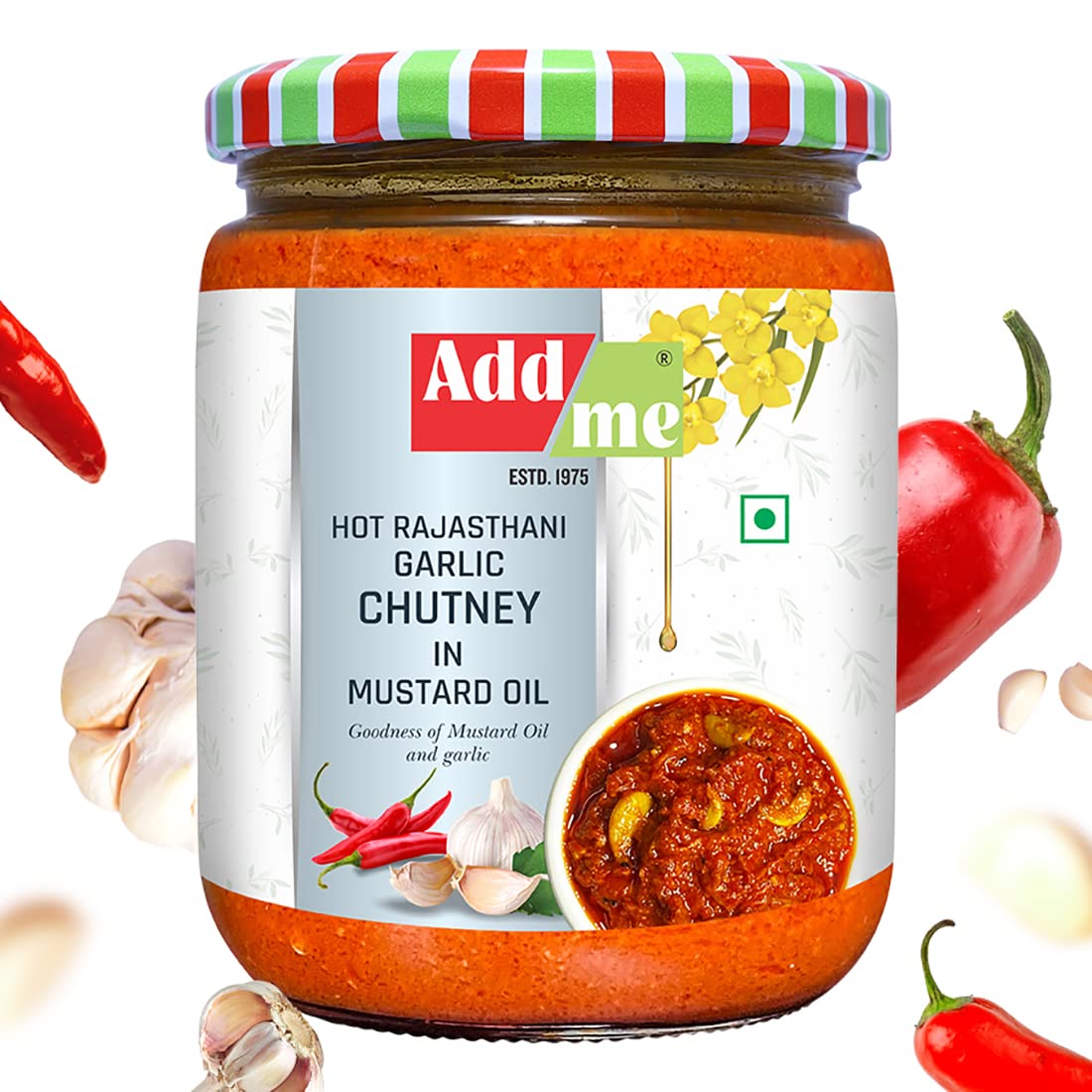 Add me Rajasthani Lehsun Ki Chutney lahsun Chatni Pickle 500gm, Red Chilli Garlic Pickle Paste Sauce Chutney Glass Jar (B0B2PRT8VL) Amazon Price History, Amazon Price Tracker