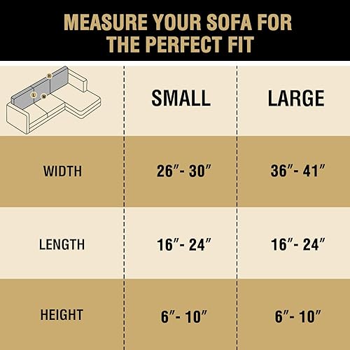 Miniatura 2 de H.VERSAILTEX Fundas de cojín individuales superelásticas de jacquard para sofá, protector de muebles de elastano, fundas suaves y gruesas, fácil de