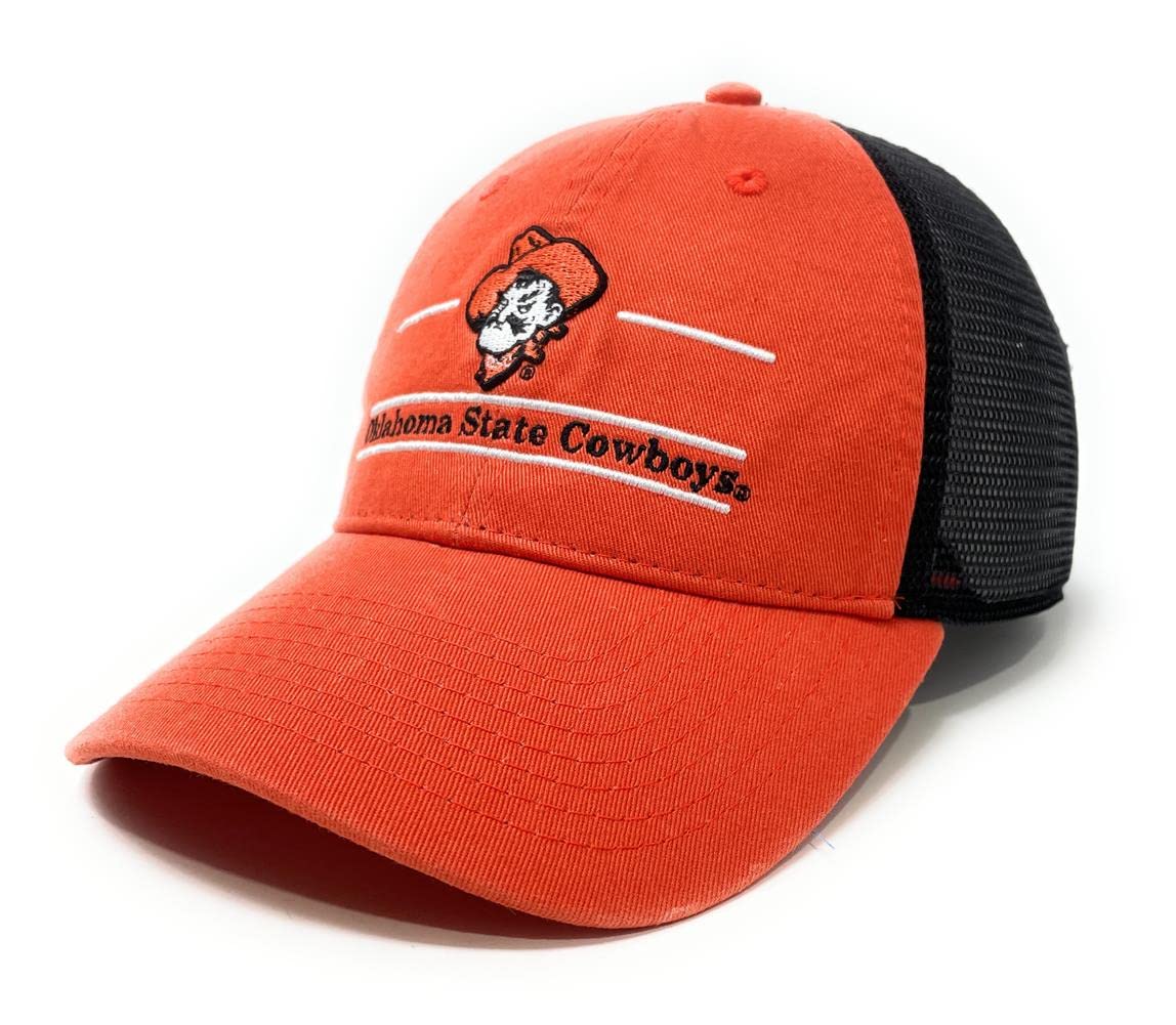 Oklahoma State University Trucker Hat Relaxed Mesh Oklahoma State Classic Trucker Cap Team Color