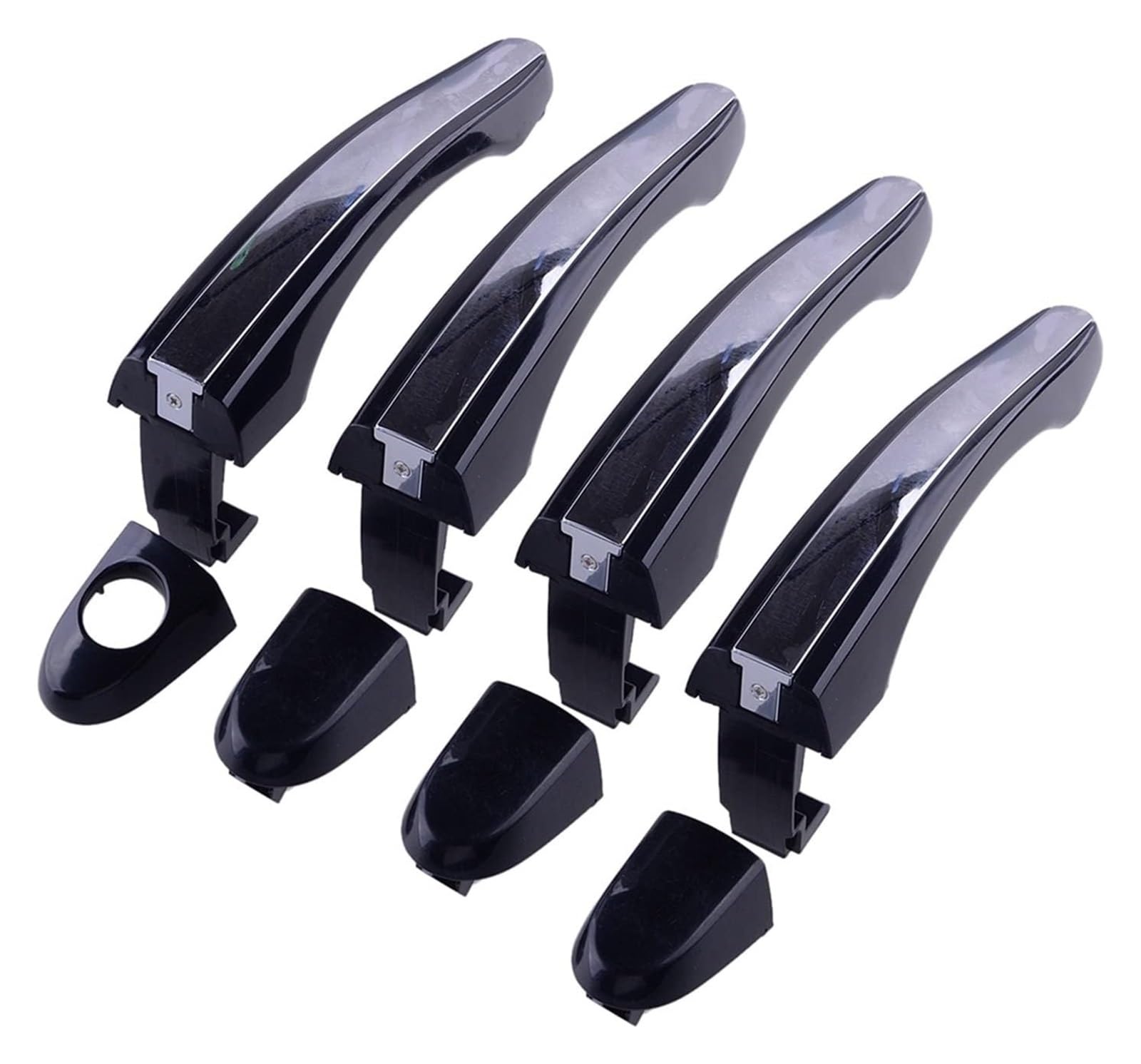 Qwqthgs One Color Car Exterior Door Handle Cap For Hyundai For Azera 2006-2011 1 Set Exterior Front Rear Door Handles 826523L000 826513L000 836523L000