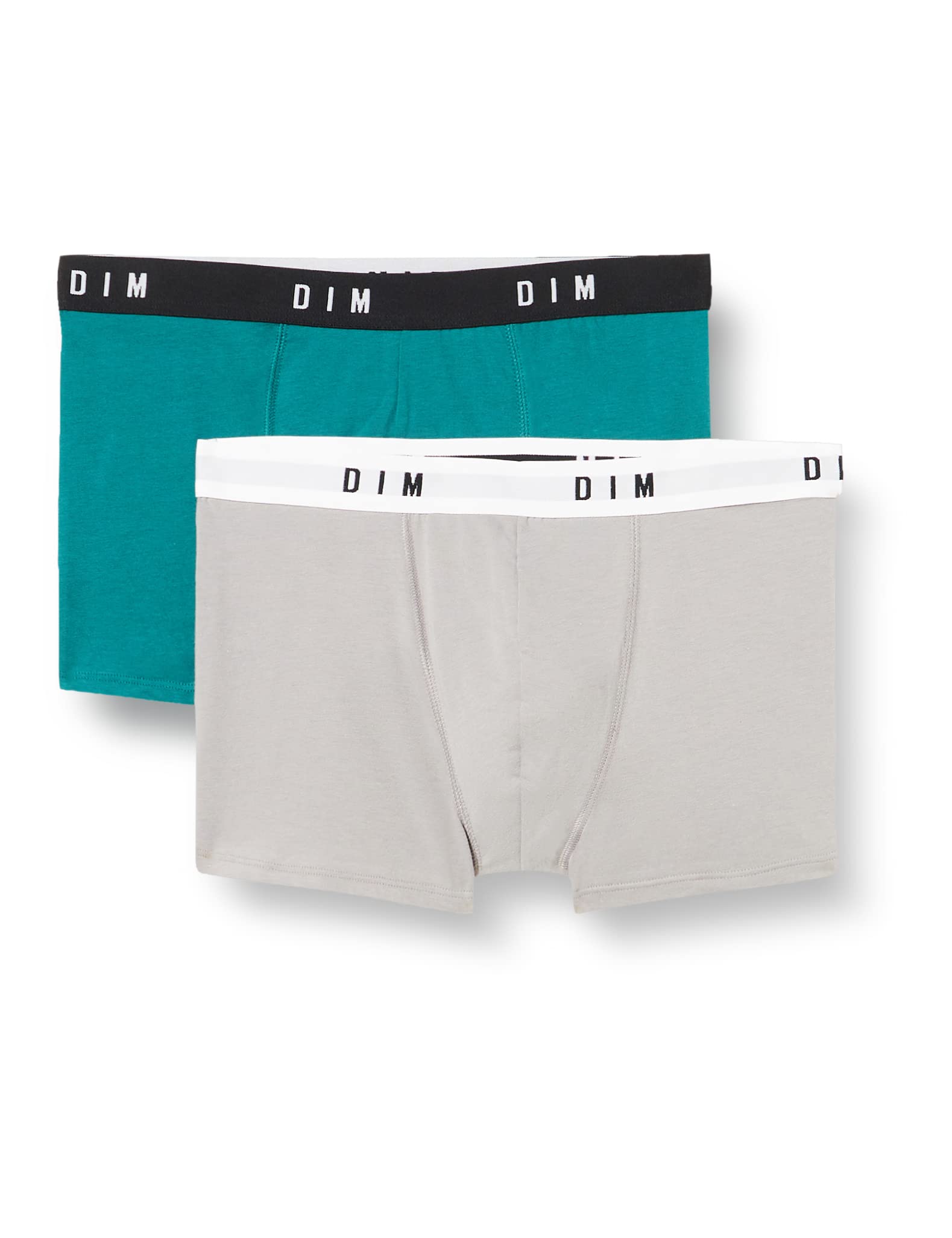 Dim Pack Of 2 Originals Hipsters Men's Grey + Green Small