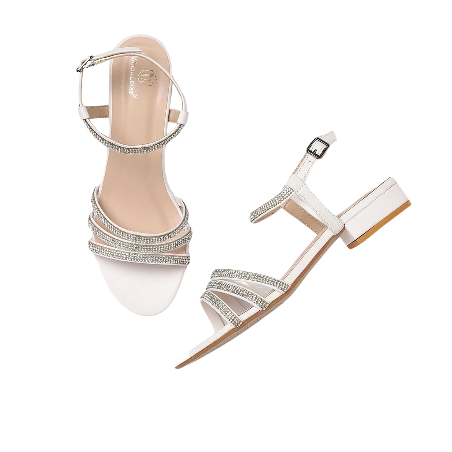 Marc Loire Embellished Flat Fashion Sandals for Women