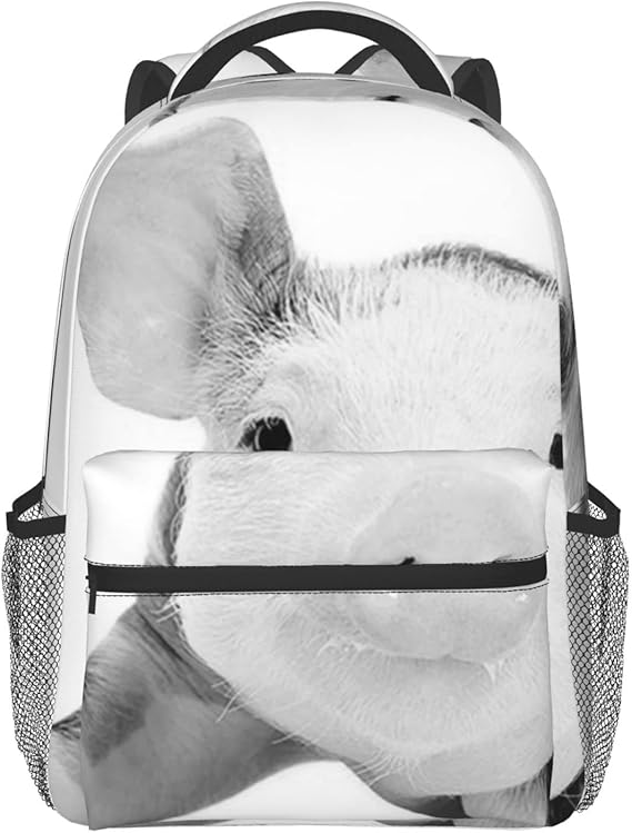 black pig backpack