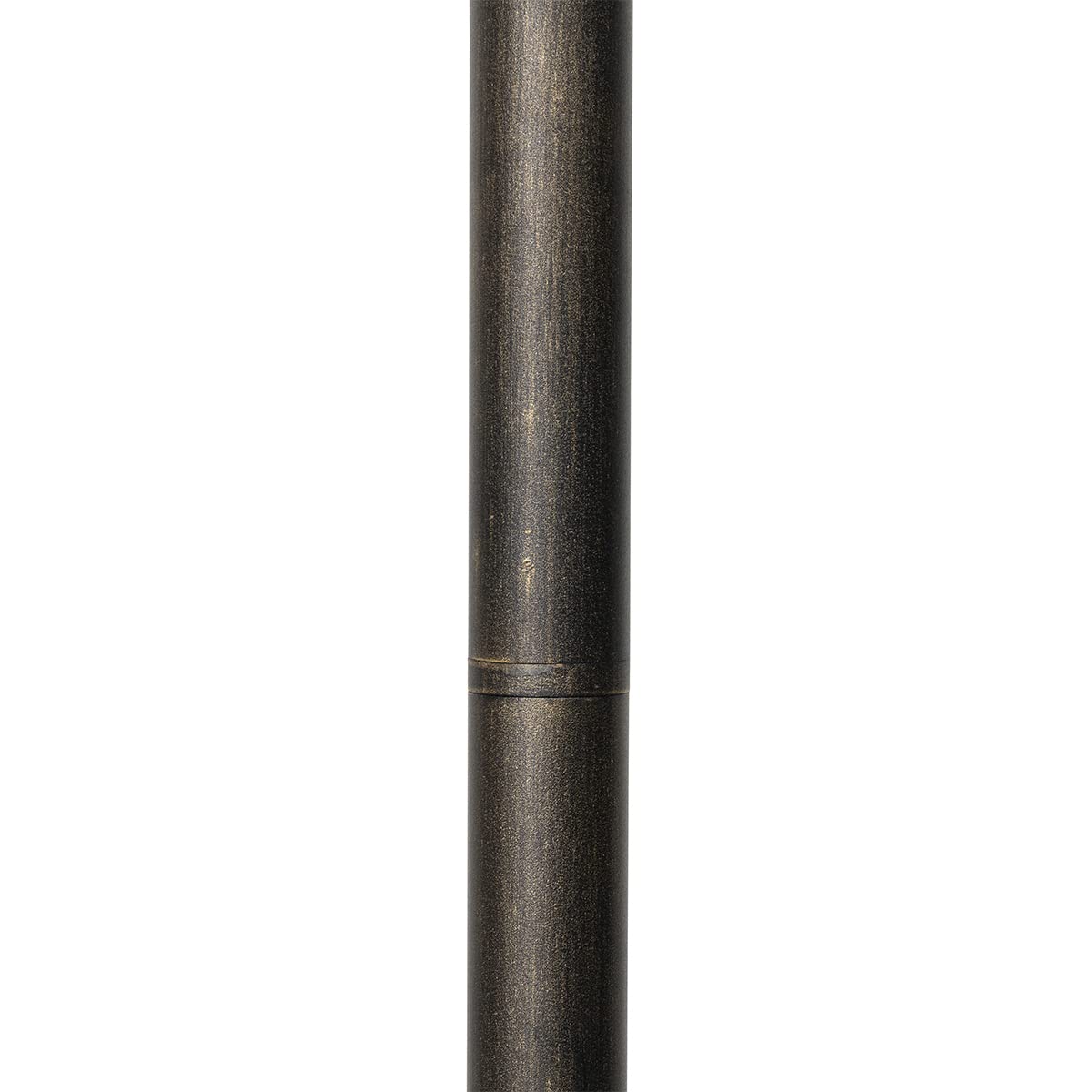 Qazqa antigua - Palo da giardino Classico - 1 luce - Ø 18.4 cm - Oro - Design I Rustico - Illuminazione esterna