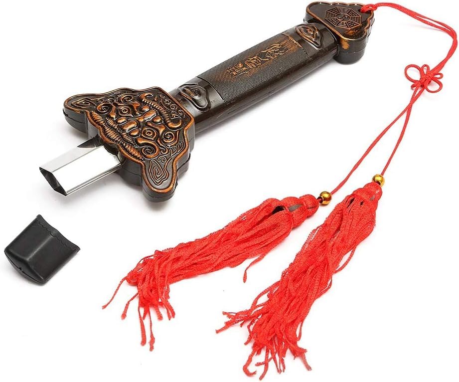 Image of AGC Toys for Kids, Folding Sword Ninja Samurai Talwar Mouth Magic Trick Toll Cum Toy, from 10 inches to 36 Inches Go Long Tricky Toy Magicians Favourite Magic Toll (Pack of 1), Multicolor