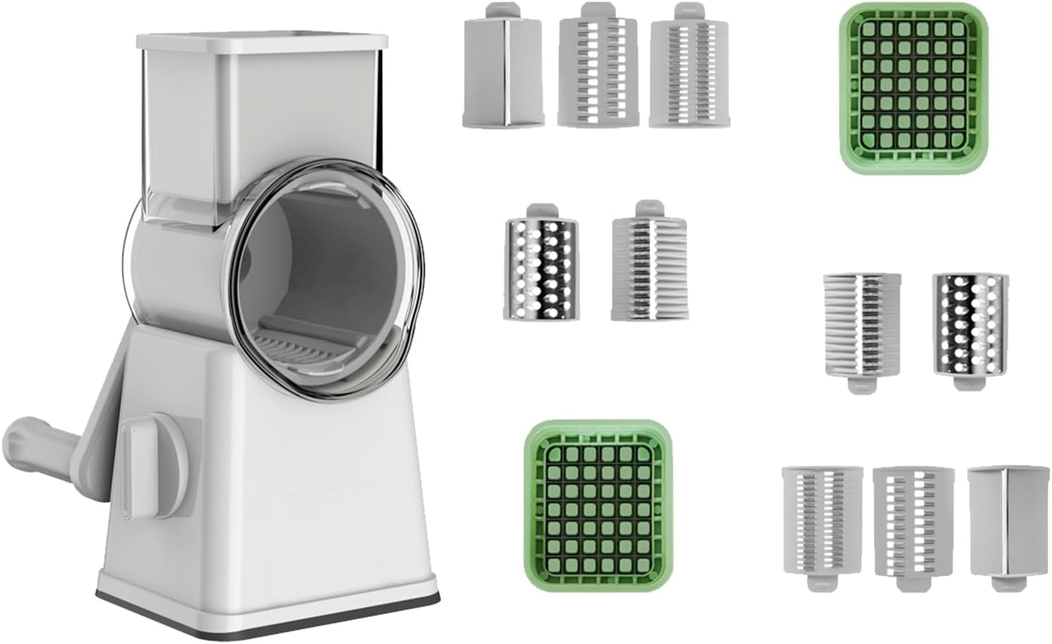 ロータリーフードグレイター野菜スライサーとガードとプロフェッショナルカットパフォーマンスのために交換可能なロータリー野菜チョッパーセ