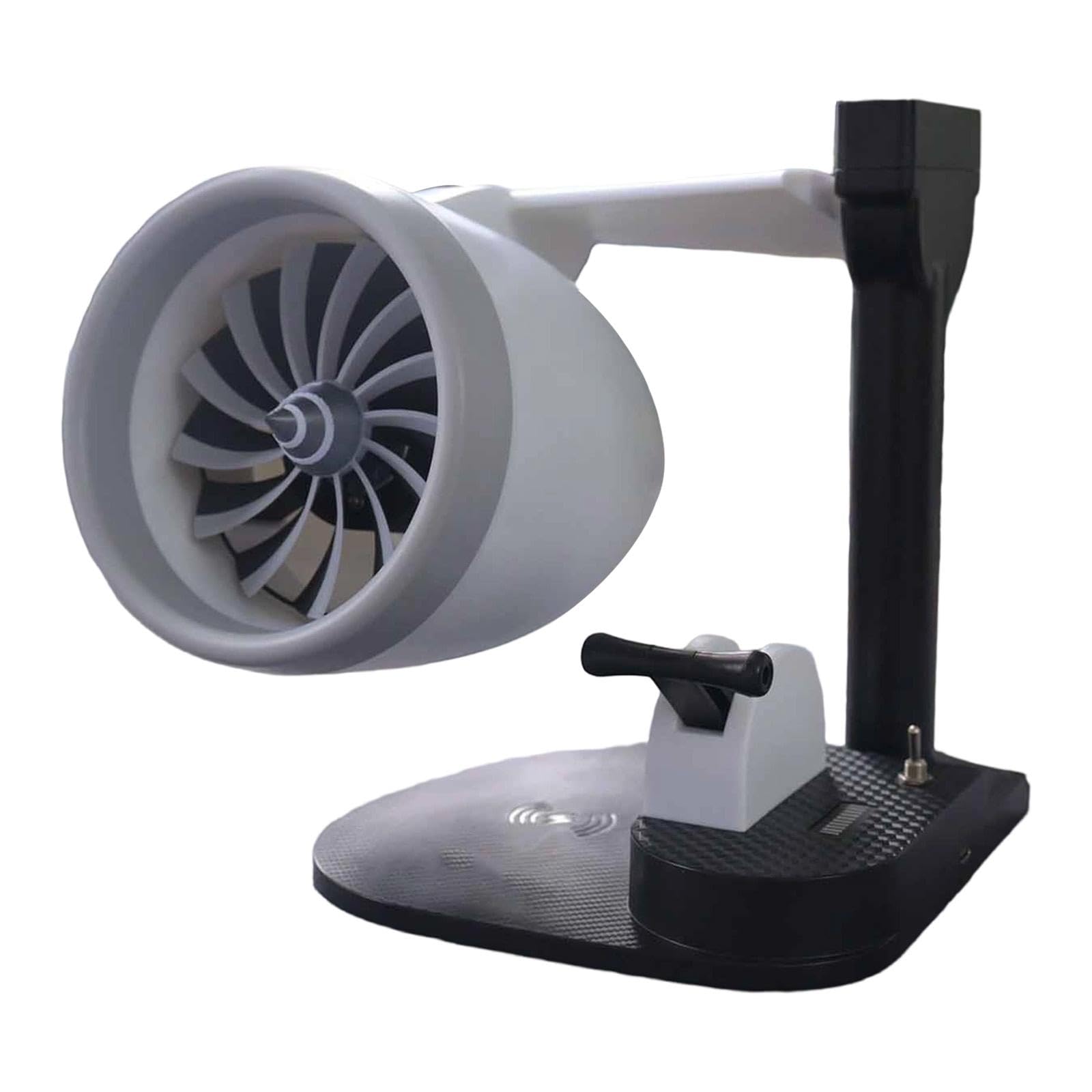 Engine Fan Model with Wireless Charger Men turbofan Engine Model Display red Lights-image-10