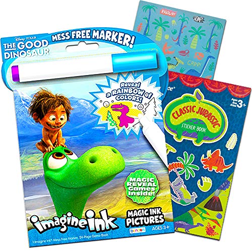 Disney Good Dinosaur Mess-Free Magic Coloring Book and Sticker Pack Set Disney Good Dinosaur Mess-Free Magic Coloring Book and Sticker Pack Set
