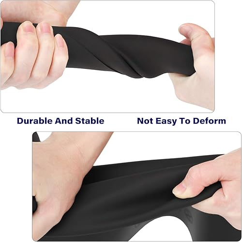 Miniatura 5 de Gartful - Lámina de silicona extra grande para resina, 23.6 x 15.7 pulgadas, color negro, mantel individual de silicona de alta calidad,