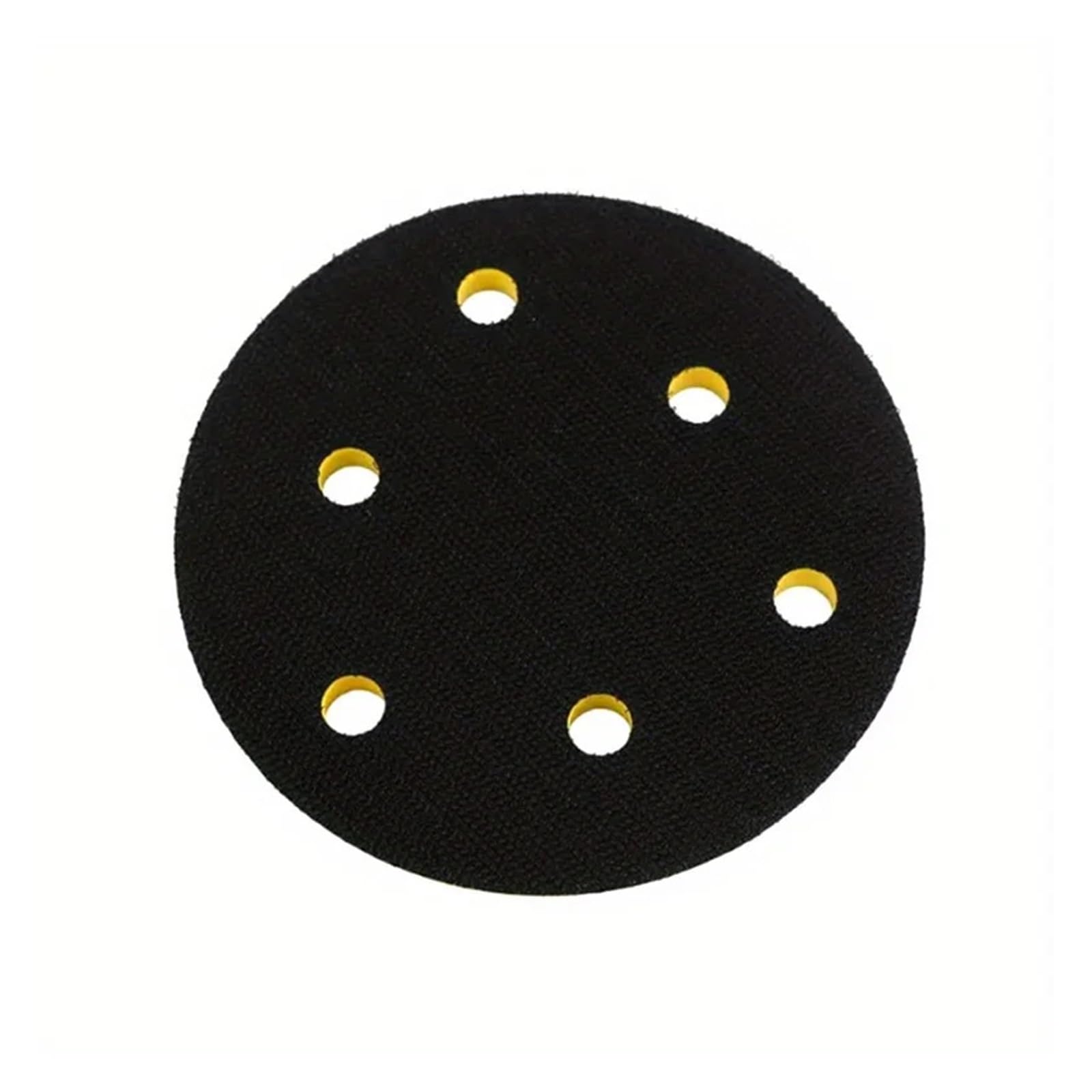 Polierscheibe für Tischschleifmaschine 5"/6" Stützteller, selbstklebender Schleifteller for Druckluftschleifer/Druckluftpolierer(5 Inch 6 Hole)