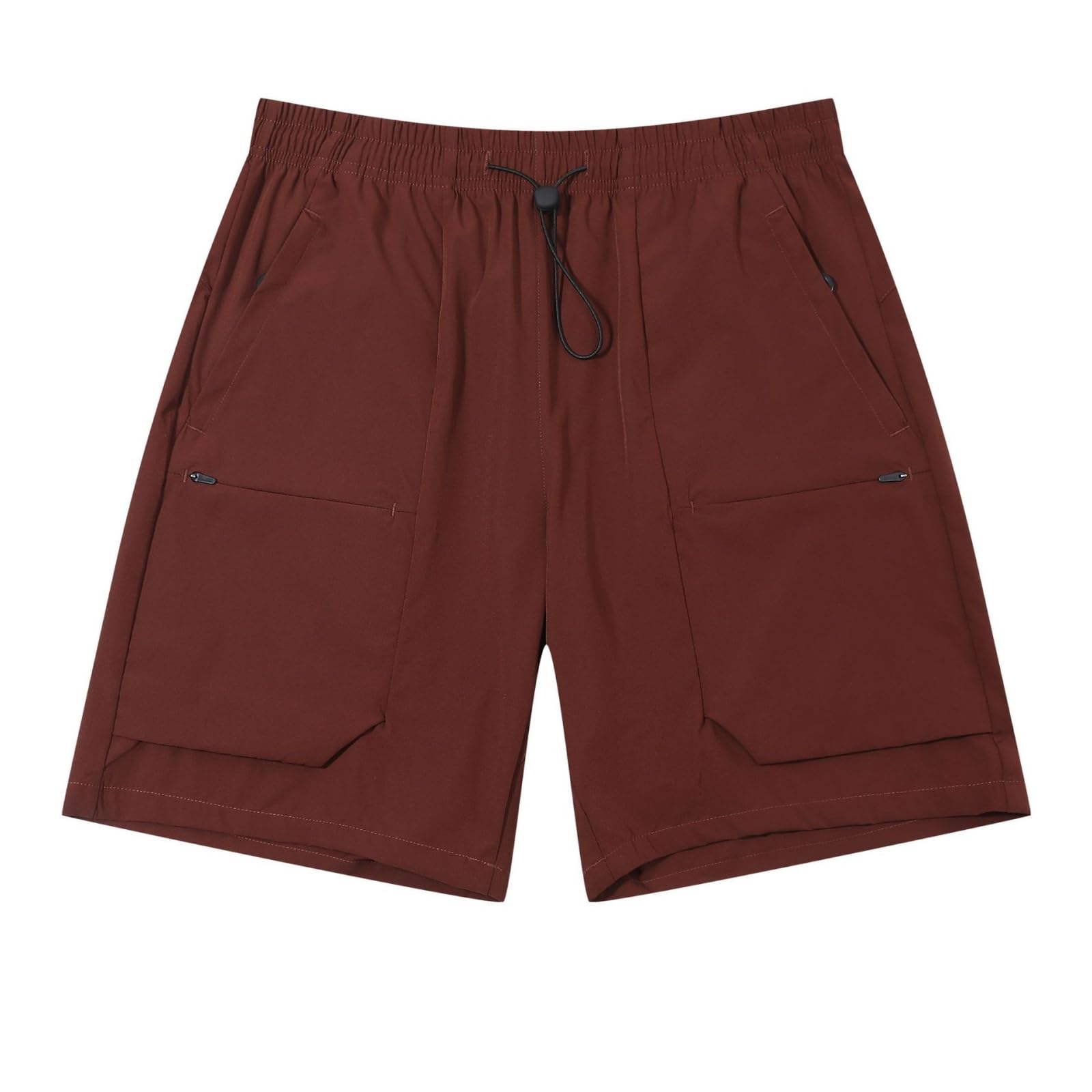 Pantaloncini Palestra Uomo Pantaloni Utility A Pannelli con Tasche con Zip E Coulisse in Vita, Ideali per La Palestra E I Viaggi
