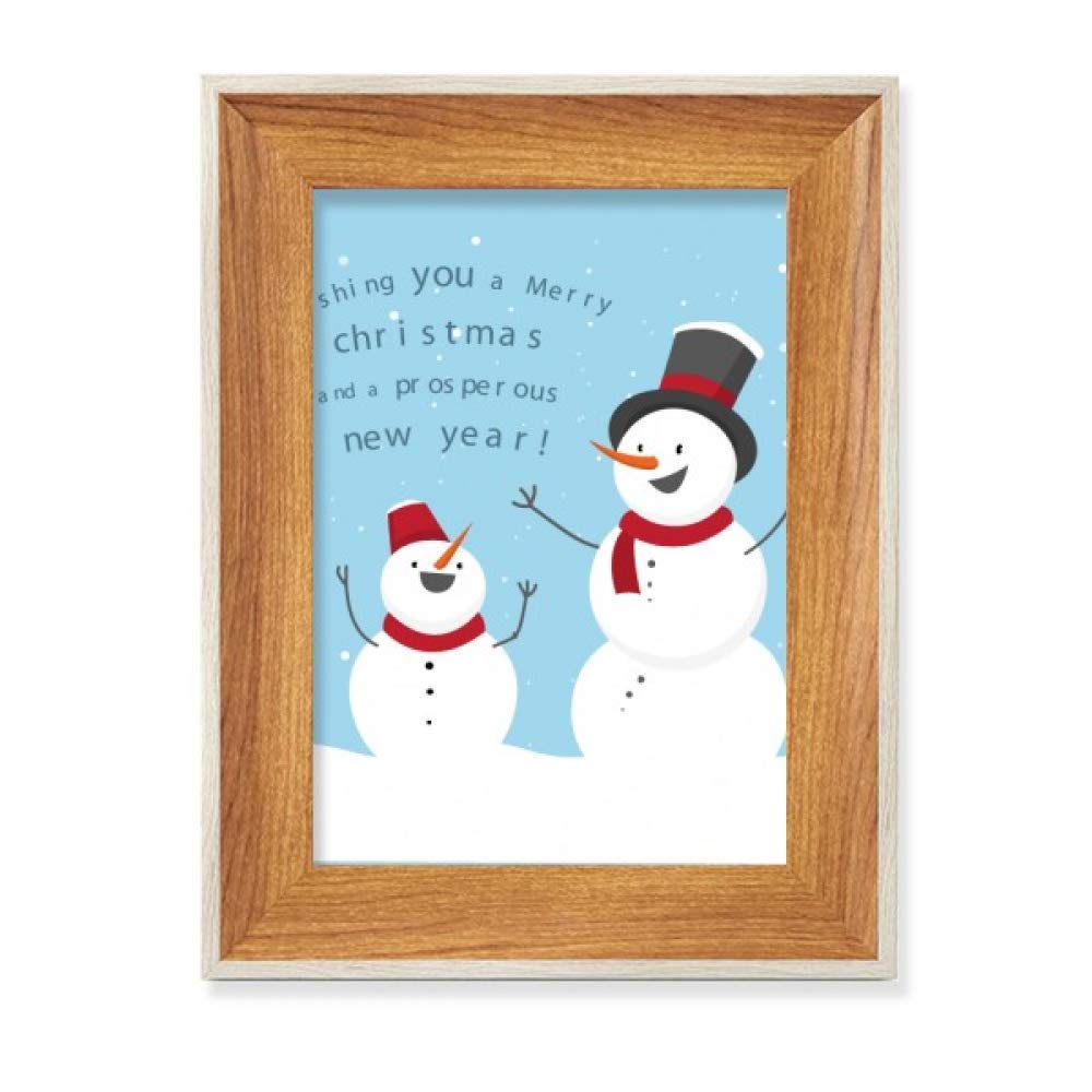 Cadre de photo en bois Joyeux Noël pour embellir vos tables