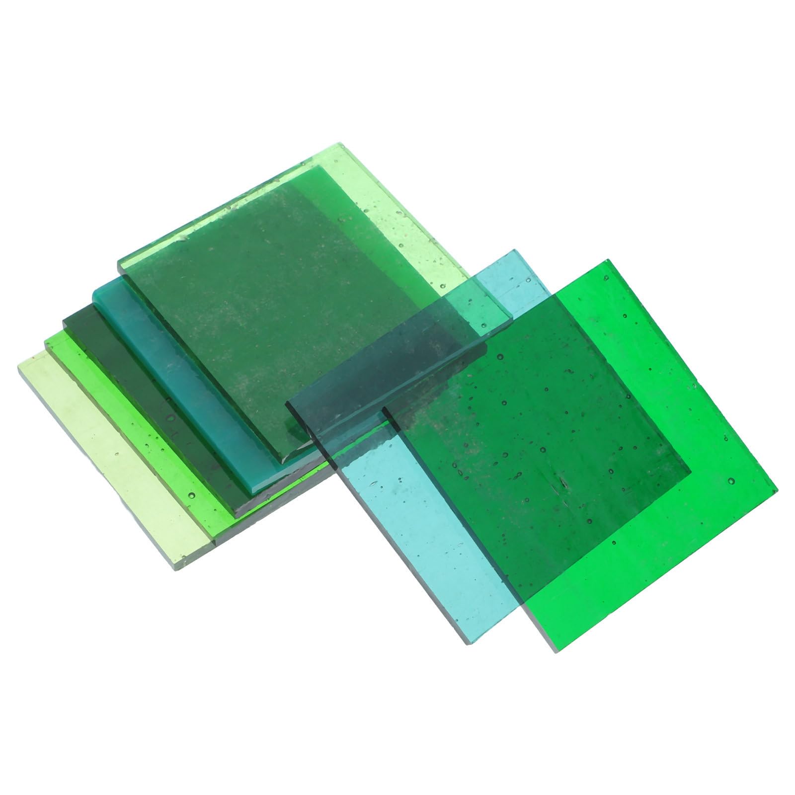Verre vert fusible pour créations d'art et fusion au four à micro-ondes