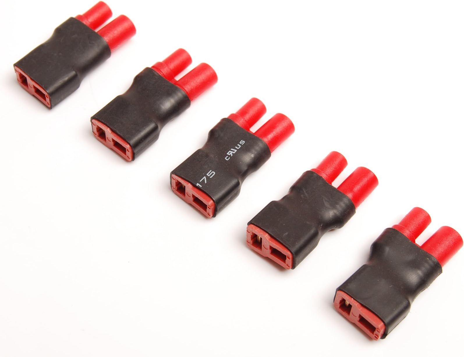 YIHANGLot(5) Female T-Plug to 3.5mm Male Bullet Adapter No Wires for RC Super Tigre