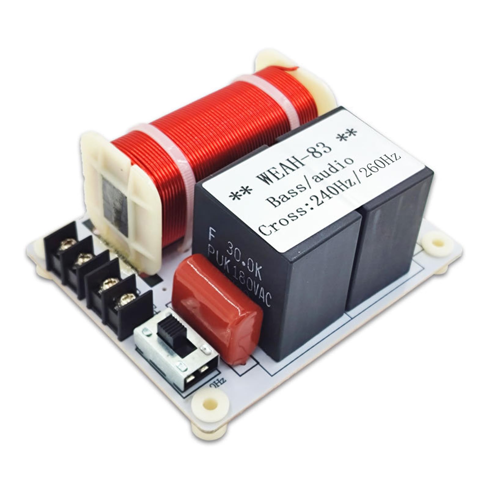 WEAH-83 Répartiteur de fréquence de basse réglable 400 W Crossover Haute puissance