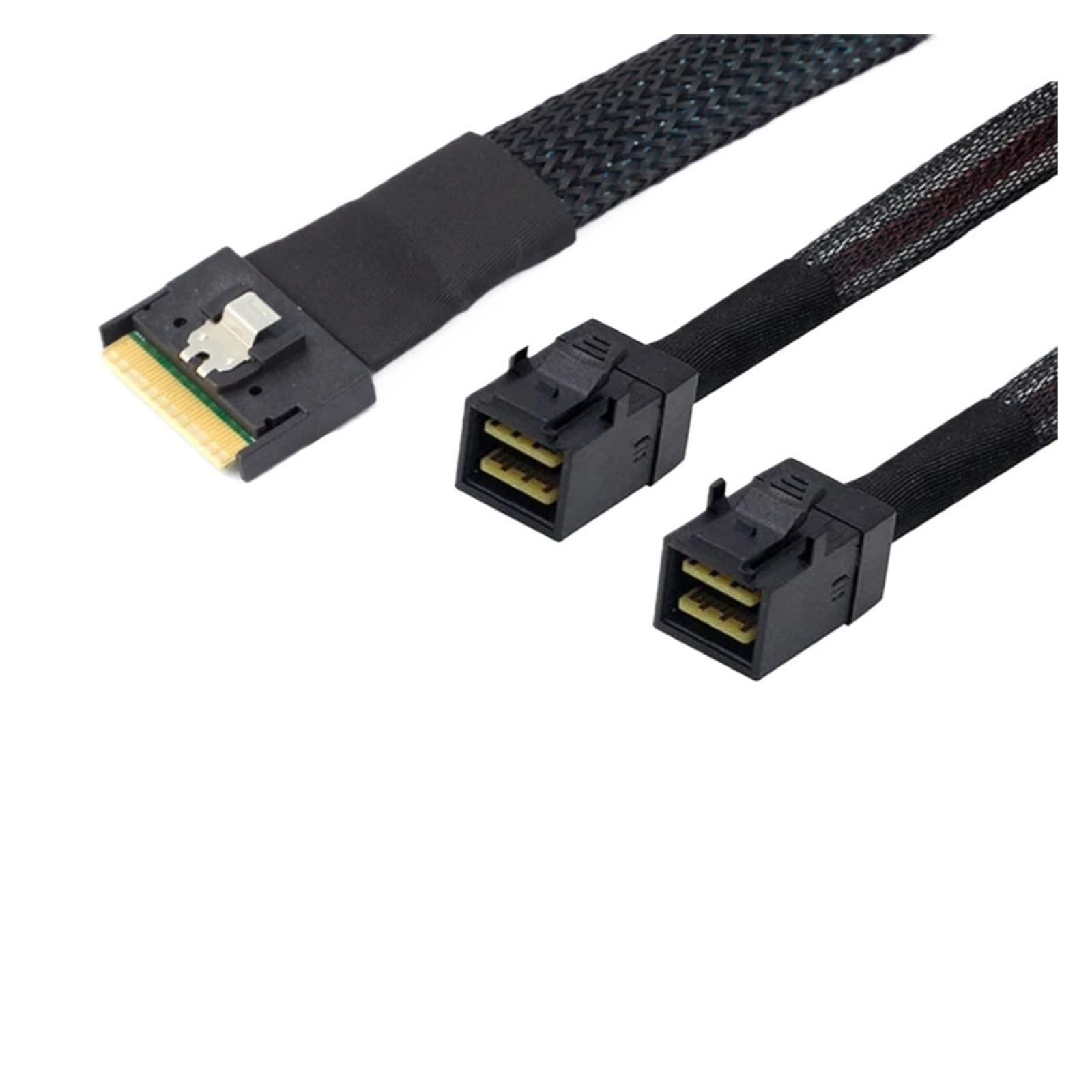 MI NI SlimSAS SFF-8654 8i 4.0 a 2X S*A*S HD SFF-8643 cavo di connessione server (0,8 m)