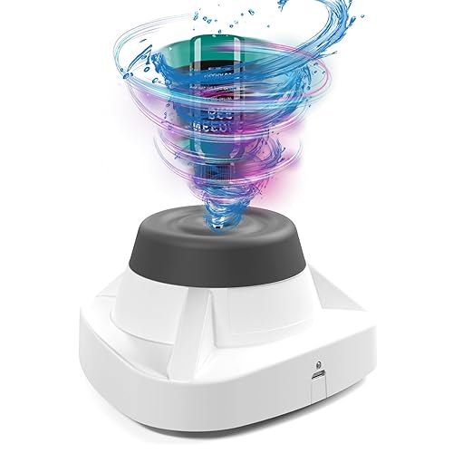 Miniatura 1 de Mini mezclador Vortex 10000 RPM, mezclador de vórtice de laboratorio portátil compacto con base antideslizante, operación de un solo toque,