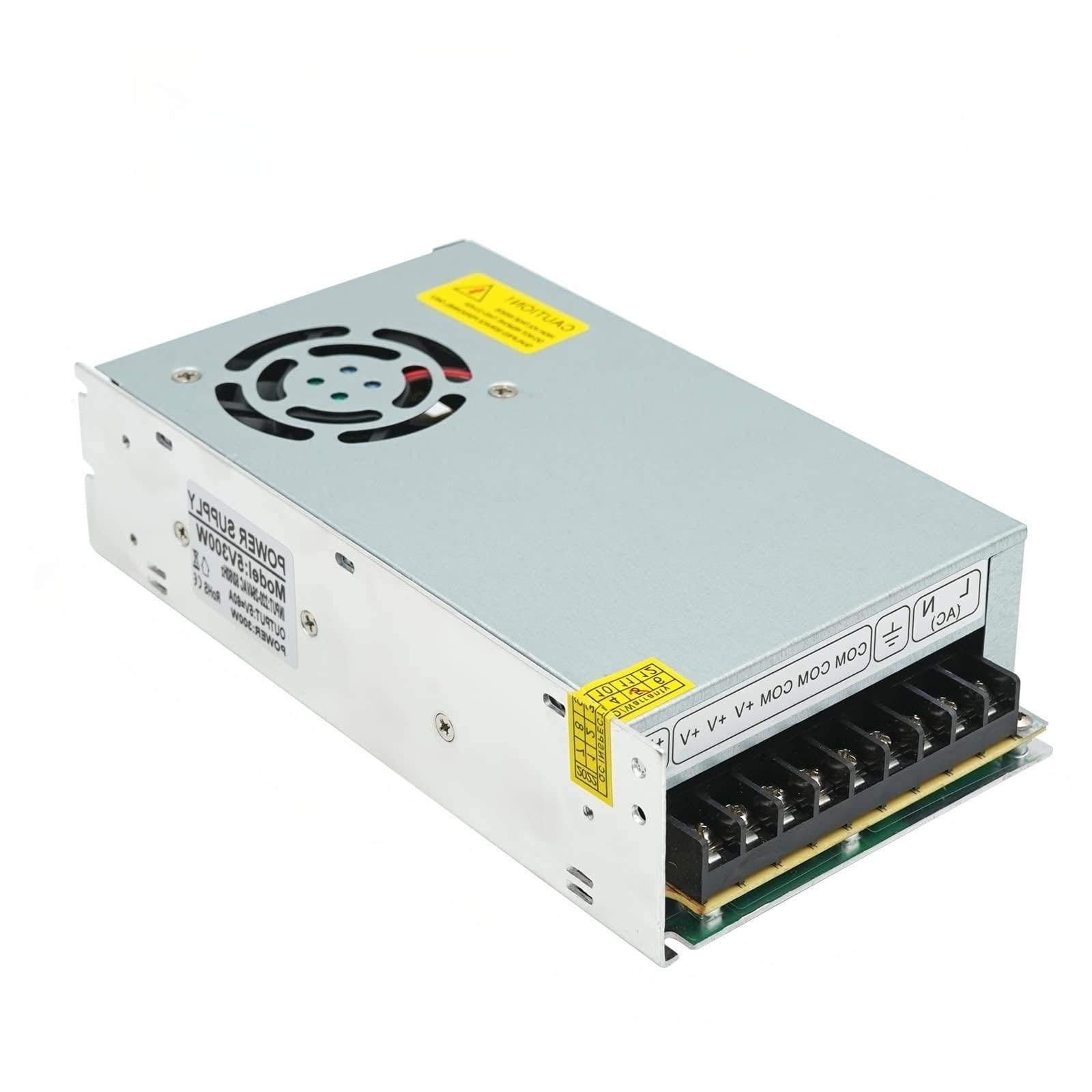 MOGOULUA Switching Power Supply 300W 5V 60A Universal Power Supplys Unit 110V/220V to 5V Transformer Regulated Power Supply LED Driver AC to DC Converter Adapter for CCTV Radio Computer Monitor