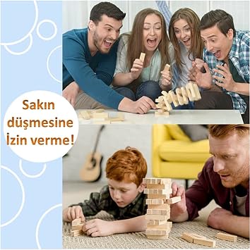 Ahşap Denge Oyunu Eğitici Ahşap Oyuncak