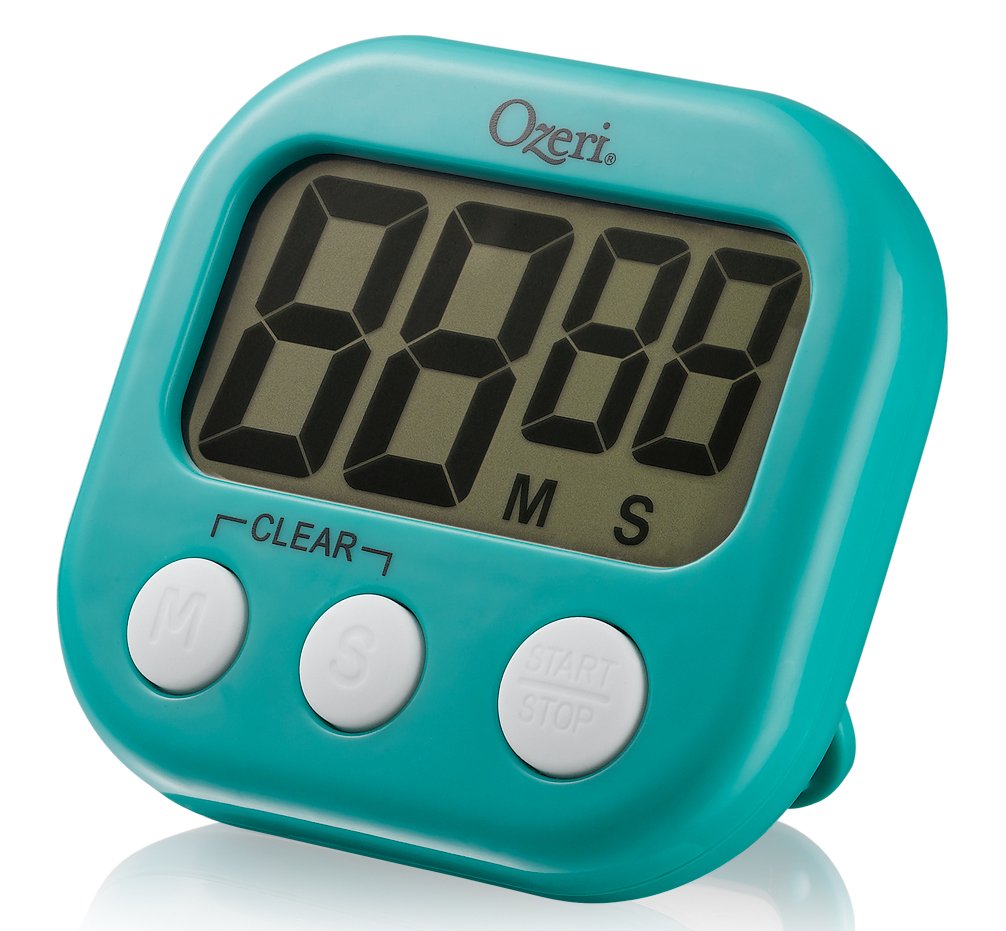Minuteur de cuisine Ozeri bleu sarcelle pour la cuisson et la gestion de vos événements