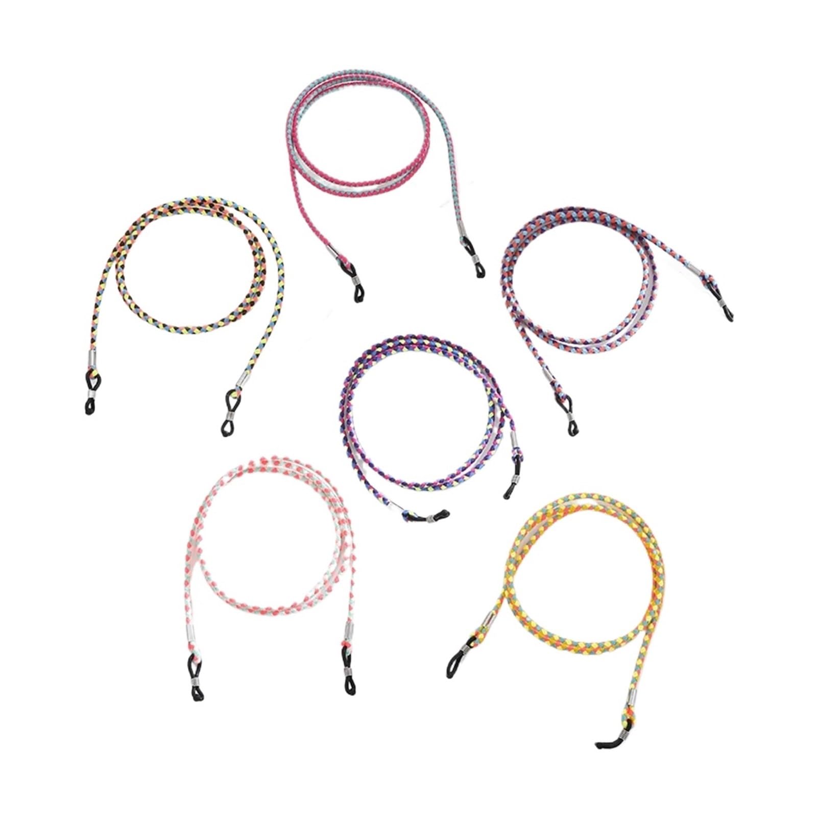 Catena for Occhiali 16 Pezzi Cordini for Occhiali Colorati Nuovi Uomini Donne Corde for Alpinismo Accessori alla Moda in Acciaio Inossidabile