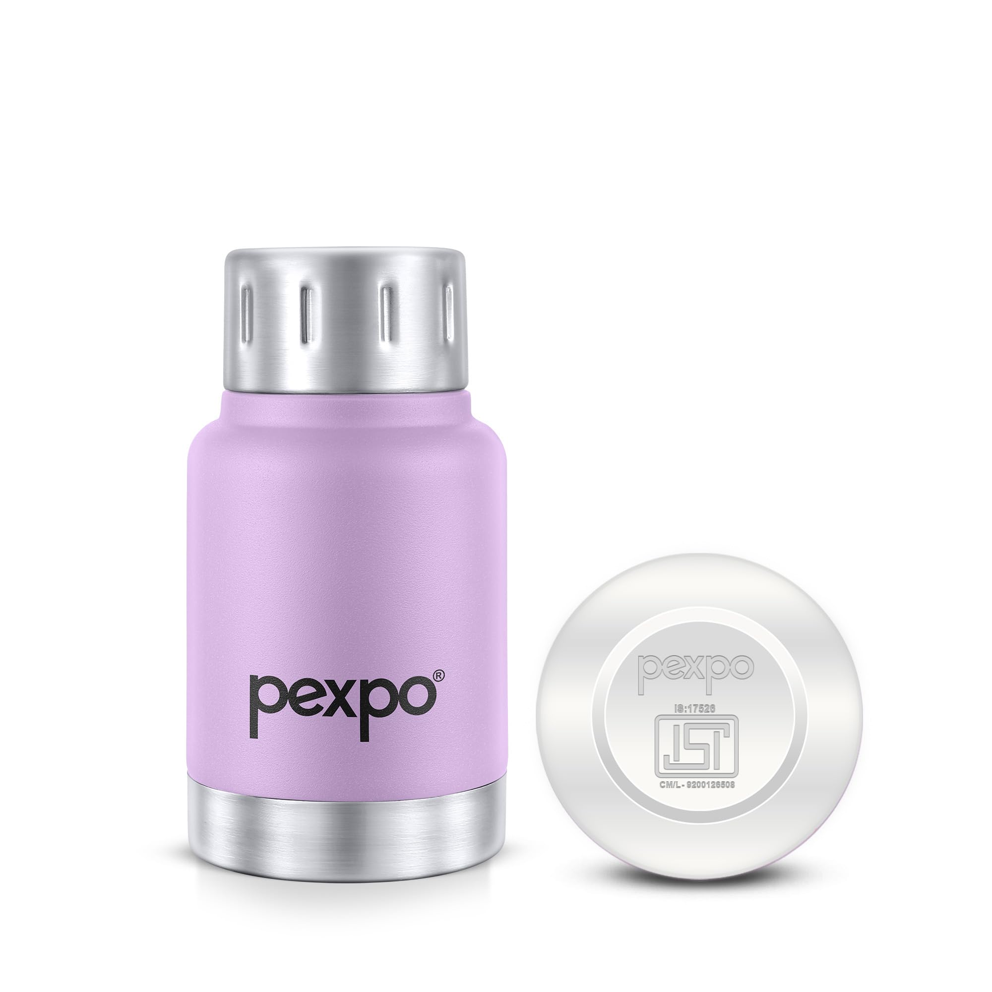 Go24 pexpo Cameo Pro ISI Certified Stainless Steel Vacuum Insulated Flask - 160ml | Double Wall Hot & Cold Upto 4-5 Hours | Office, School, Gym, & Travelling | Men, Women & Kids - Denim Blue — Amazon image 18