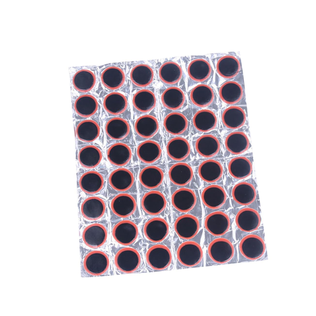 BRIGHTFUFU 48Pcs Patch Kit for Bicycle Motorcycle and Scooter Lightweight Rubber Puncture Repair Patches Easy to Carry for Emergency Roadside Repairs