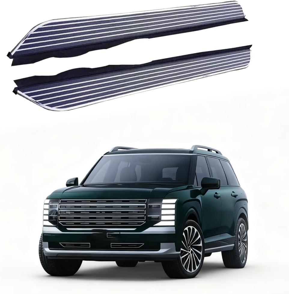 Fixed 2PCS Running Board fits for 2026 Hyundai Palisade Side Steps Nerf Bars Accessories w/Brackets