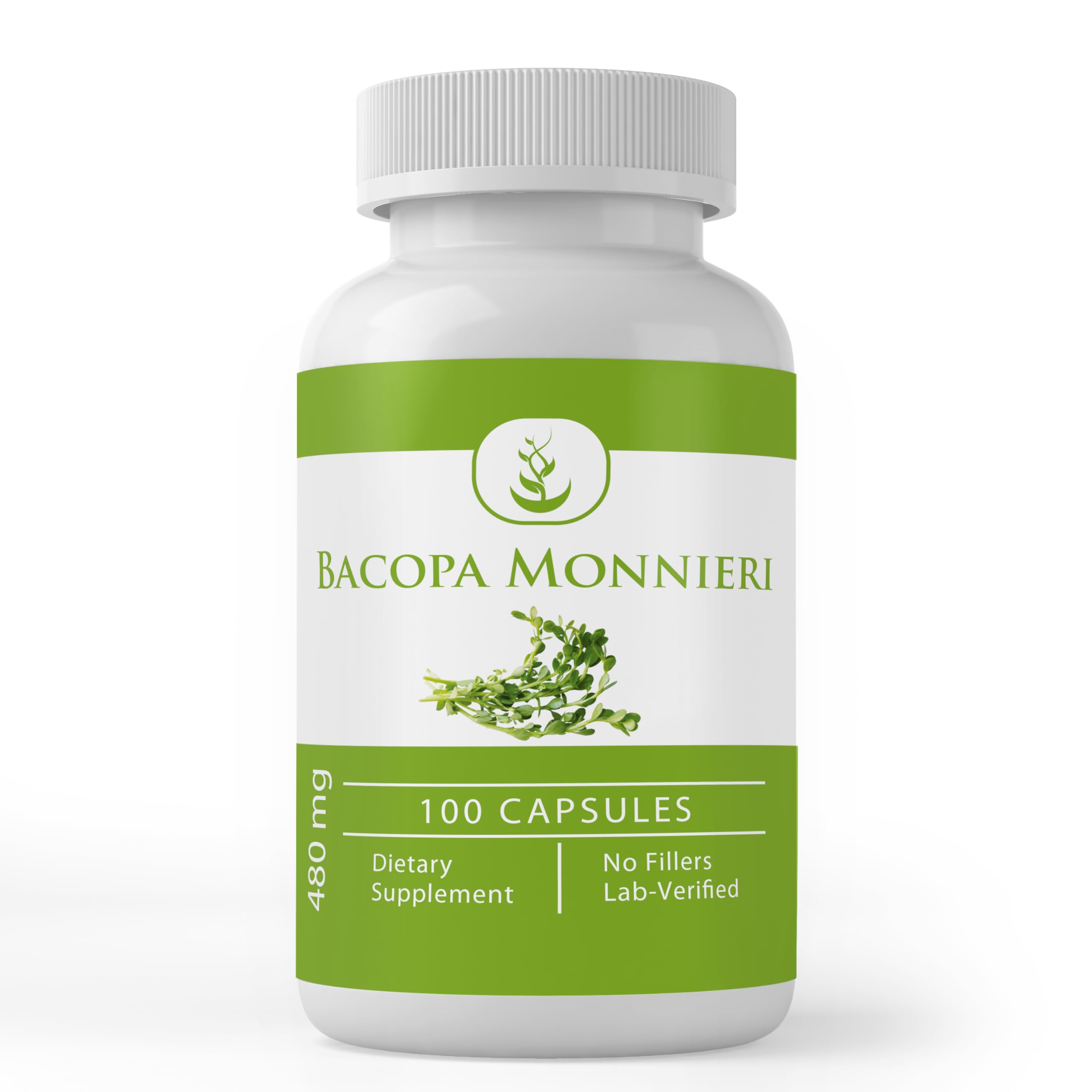 Pure Original Ingredients Bacopa Monnieri, (100 Capsules) Always Pure, No Additives Or Fillers, Lab Verified