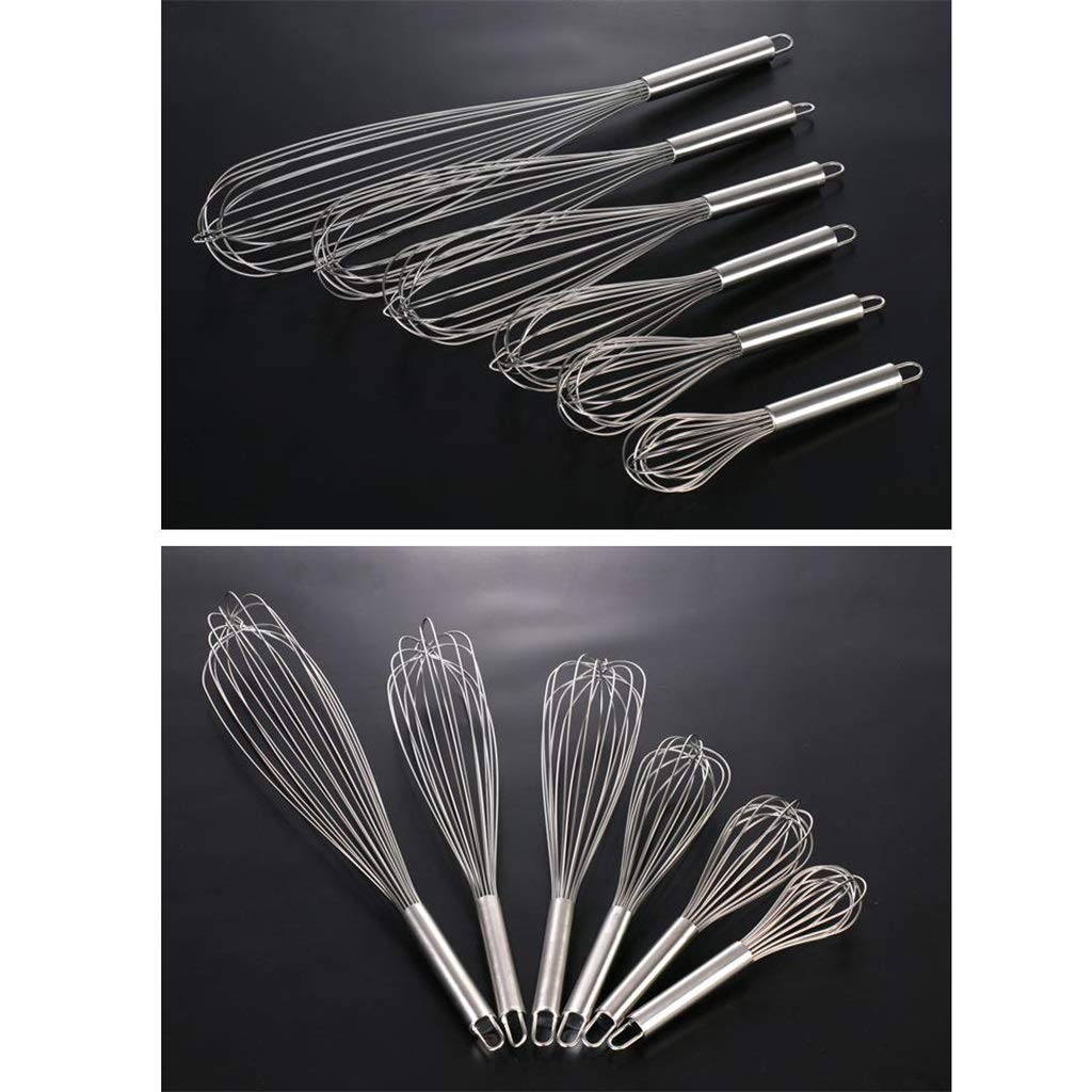 ZHANGXIAO Varillas De Batir, Acero Inoxidable Manual Remover Huevo Masa Horneando Herramienta Alargar (tamaño : 60cm)