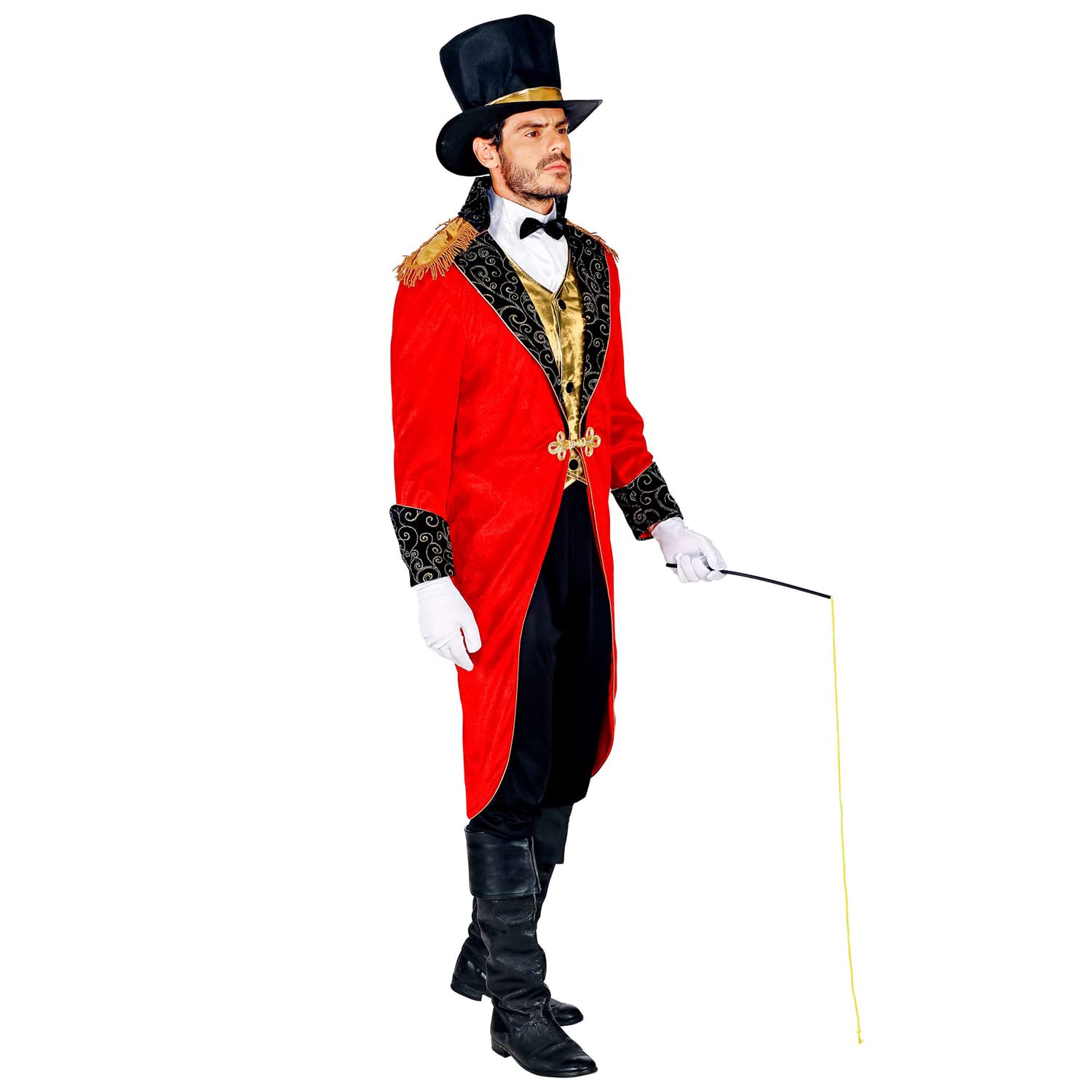 W WIDMANN Milano Party Fashion - Costume da Direttore di Circo da Uomo | Costume da spettacolo in stile domatore per circo, carnevale e feste a tema