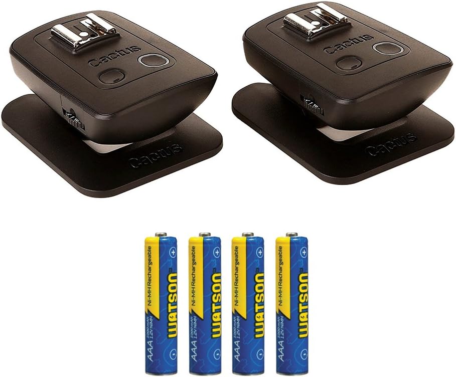 Wireless Flash Transceiver V5 Duo AAA NiMH Rechargeable Batteries (1000mAh) 4-Pack