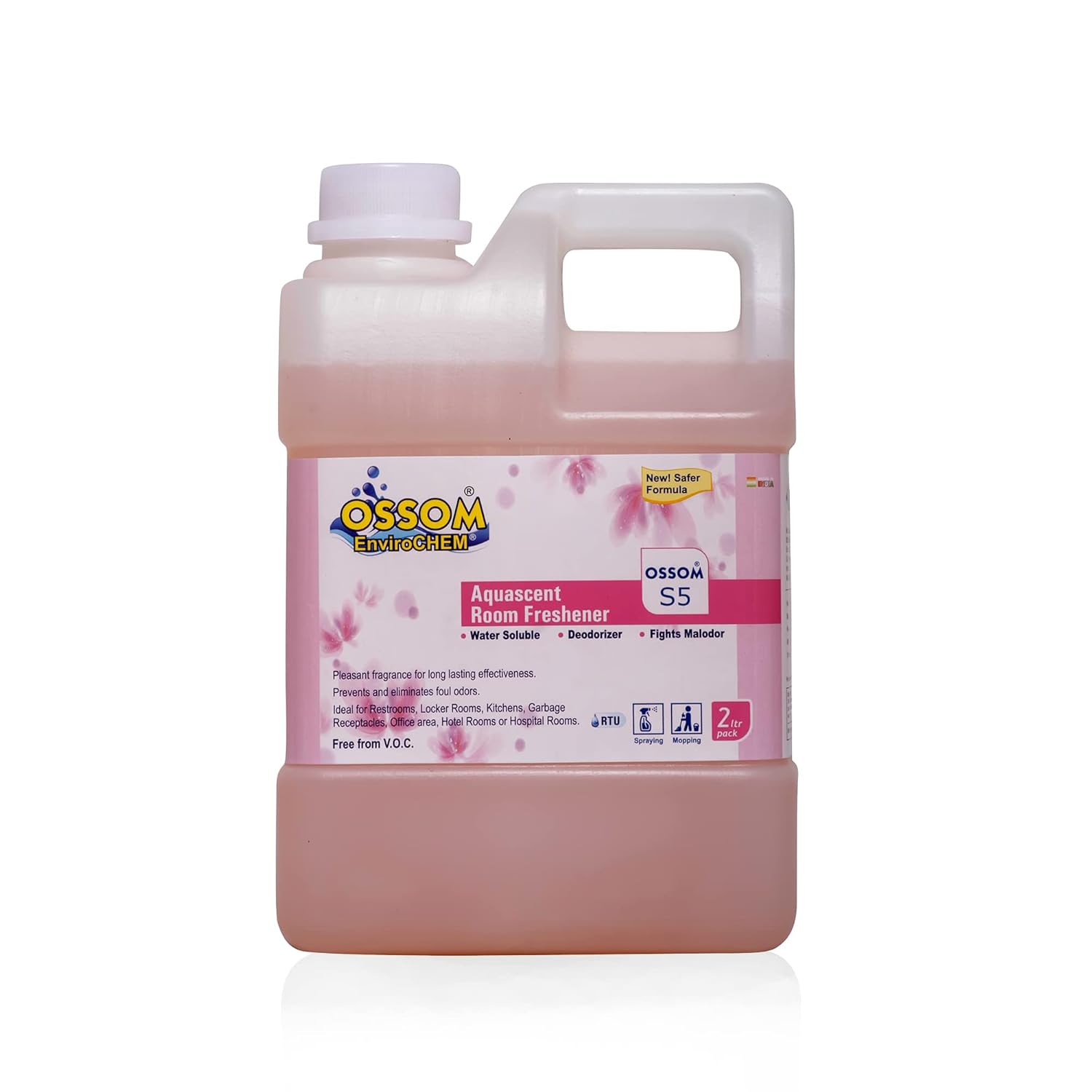 Buy OSSOM S5 Aquascent Air Freshener Subtle Floral 2 Ltrs Room