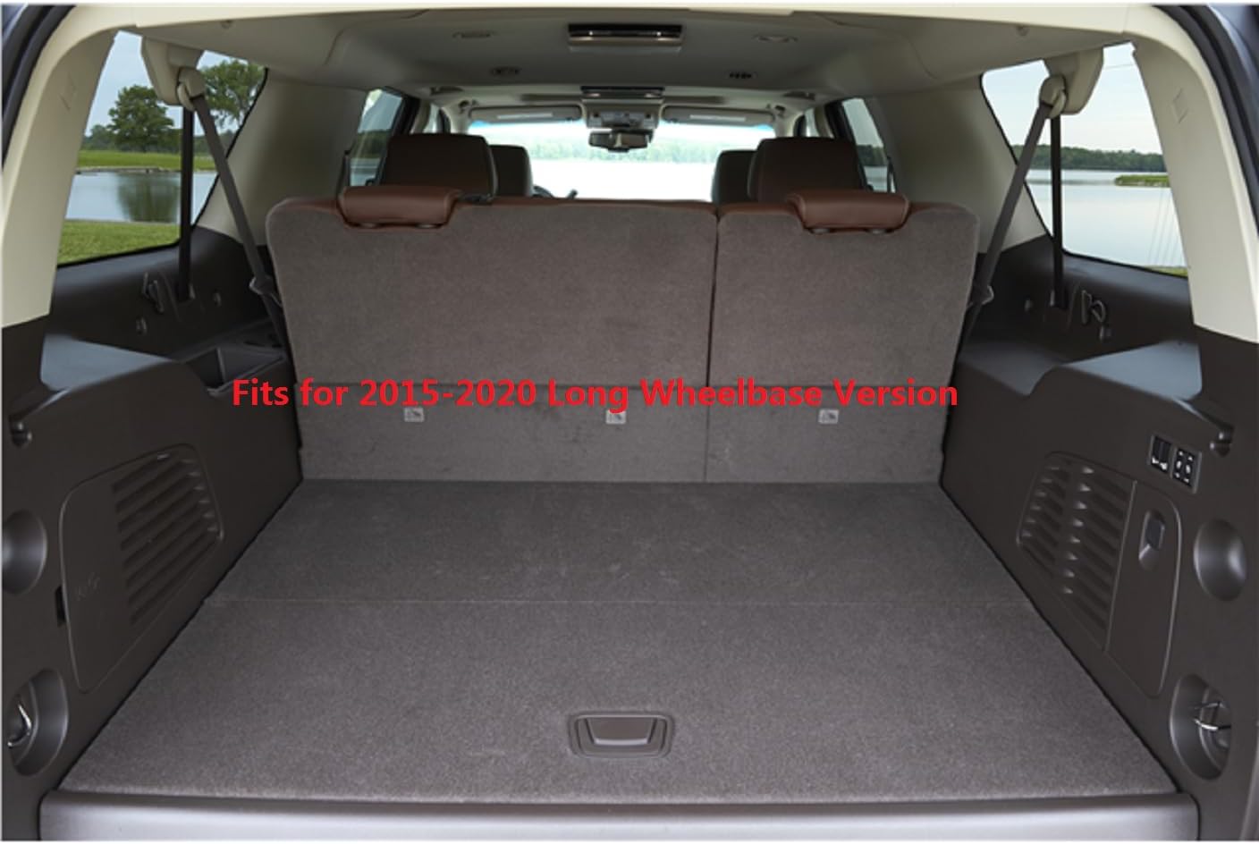 Retractable Cargo Cover Compatible with Chevrolet Suburban Cadillac Escalade ESV GMC Yukon XL 2015-2020 Trunk Shield Security Shade Privacy Screen (65 Inches, for Long Wheelbase)