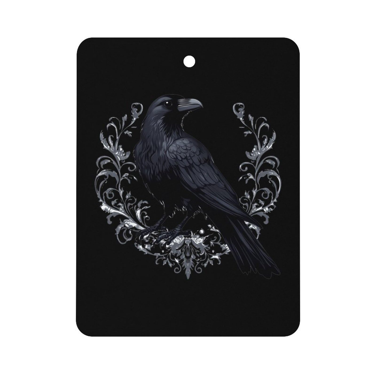 Crow Car Air Freshener Hanging Aromatherapy Tablets for Car Accessories Square