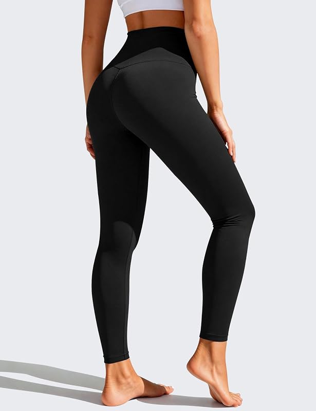 Bluemaple High Waisted Leggings for Women - Tummy Control Pants Non See Through Workout Soft Yoga Pants for Running Plus Size image 5