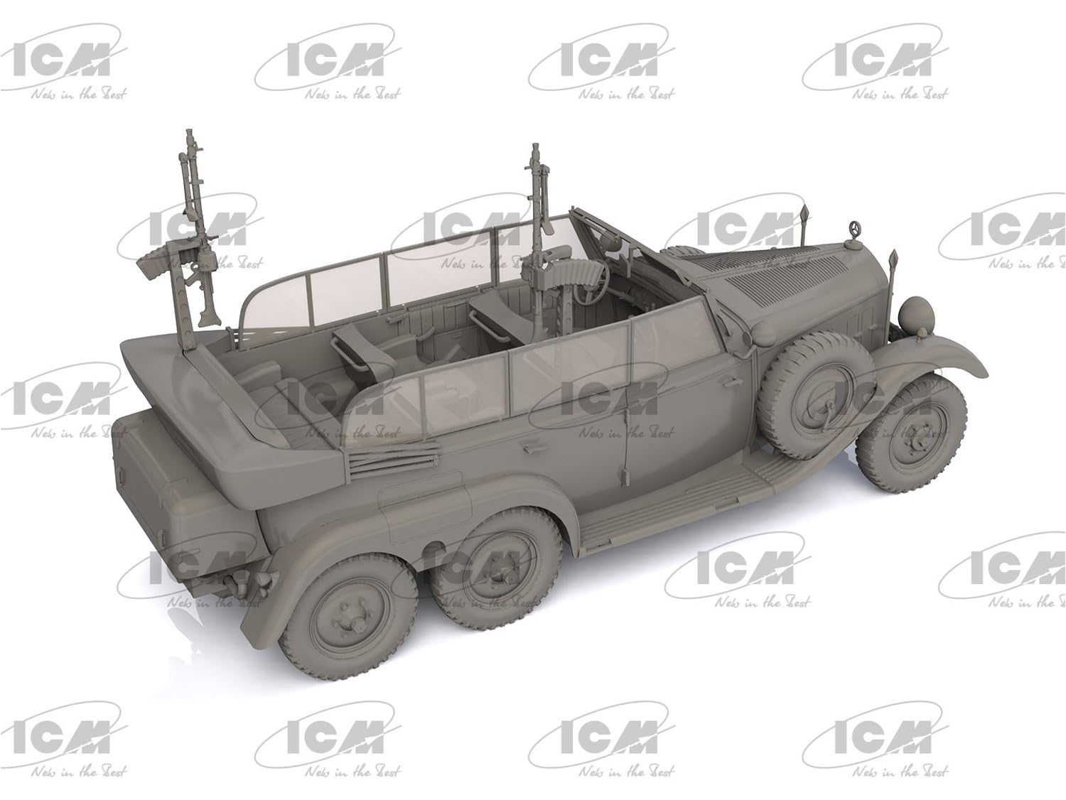 ICM 1:35 - Tipo G4 Partisanenwagen con armamento