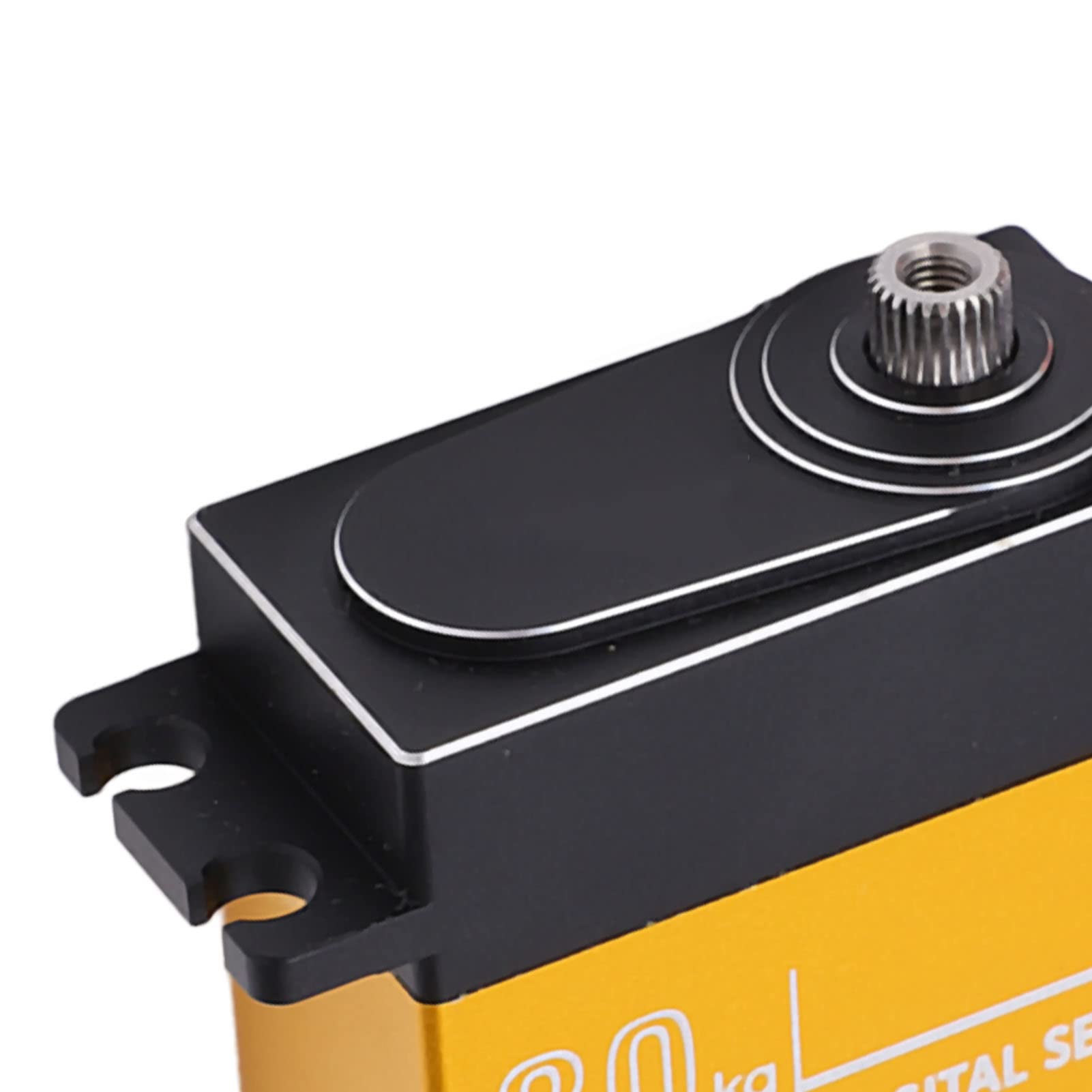 Alomejor Servo Digital 30KG, Engranaje Metálico Impermeable con Brazo 25T