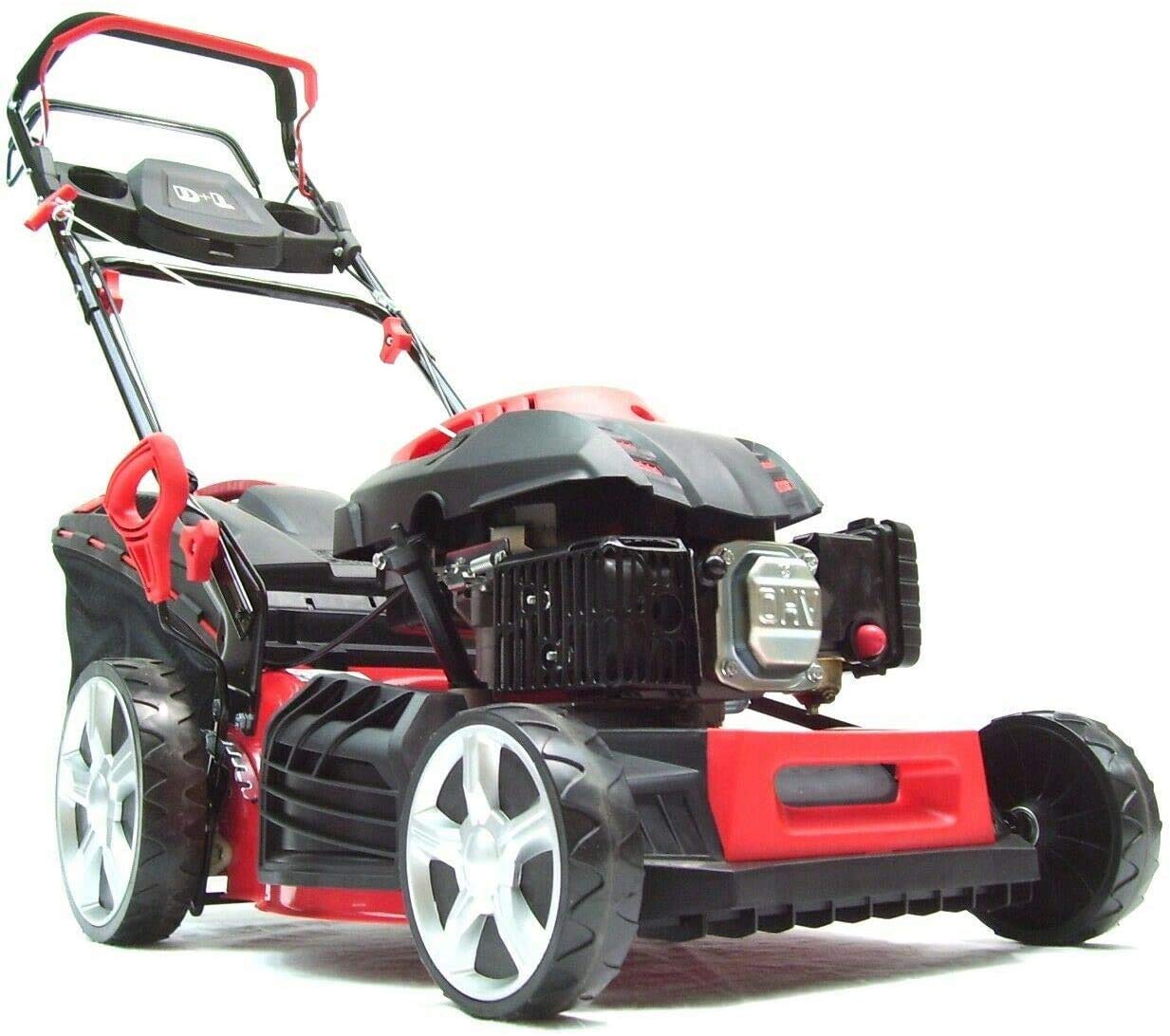 Gasolina cortacésped autopropulsado accionamiento rueda mantillo expulsión lateral Mulcher cortacésped 510 mm 55789 AWZ