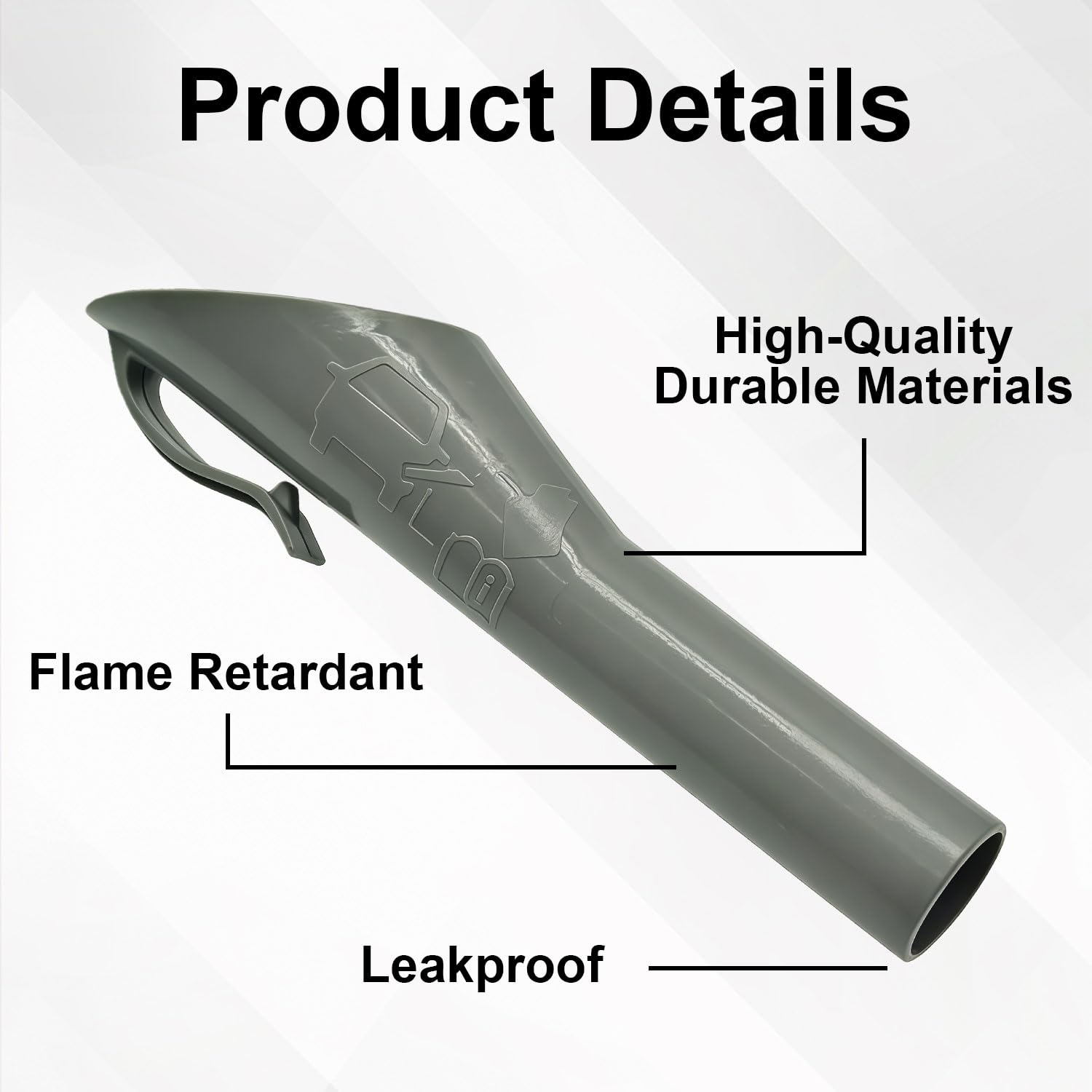 Emergency Fuel Funnel for Ford Vehicles – Capless Diesel & Petrol Funnel with Spill-Proof Design, Durable Plastic for Safe Fuel Transfer, Compatible with S-Max, Fiesta, Focus, Kuga, Transit — view 3