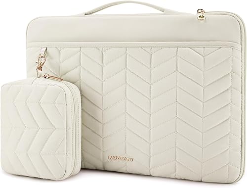 BAGSMART Funda para laptop de 15 a 16 pulgadas con asa, funda acolchada para laptop, funda portátil para MacBook Air de 15.6 pulgadas, MacBook Pro BAGSMART Funda para laptop de 15 a 16 pulgadas con asa, funda acolchada para laptop, funda portátil para MacBook Air de 15.6 pulgadas, MacBook Pro
