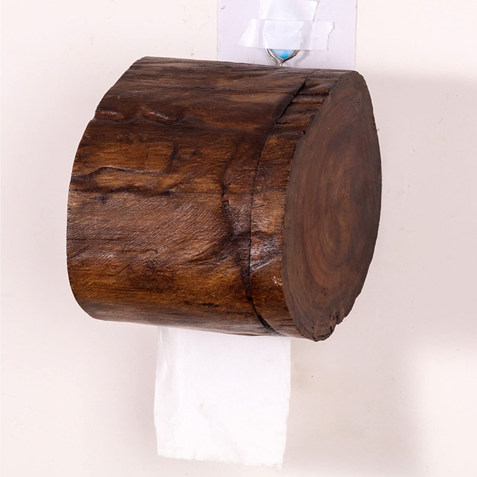 SERPEN Portacartaigienica Creativa, Divertente Spoof Man Corpo Rotolo di Carta Igienica Supporto da Parete Decorazione Bagno, in Legno a Forma di Maschio Porta Carta Igienica per Rotolo di Carta