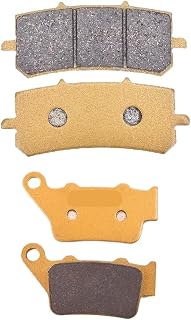 Ceramic Front Rear Brake Pads Set 150CC 250CC Compatible With Motorcycle Models CF Moto 150 250 CF 150 CF150 CF250 CF250SR 250SR CF250NK ABS(Front and Rear)