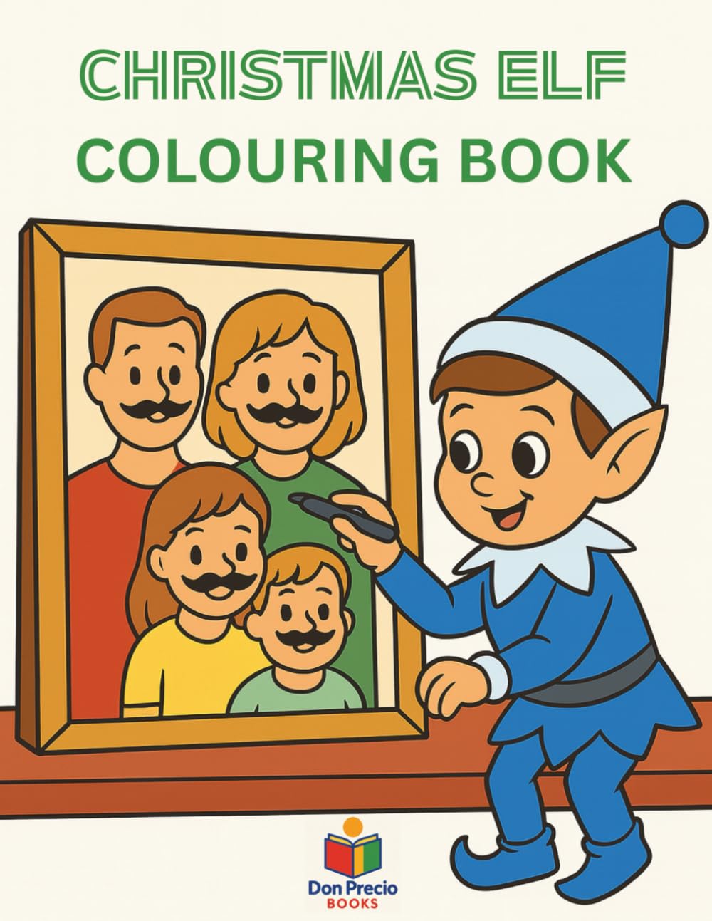 Christmas Elf: Colouring book (Colouring Books)