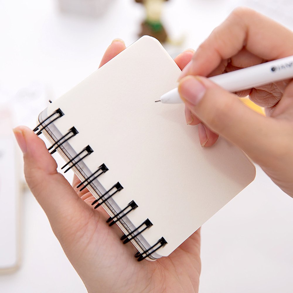 Amazon.co.jp: Zhi Jin 4冊 かわいいノート 日記帳 リングノート 日記